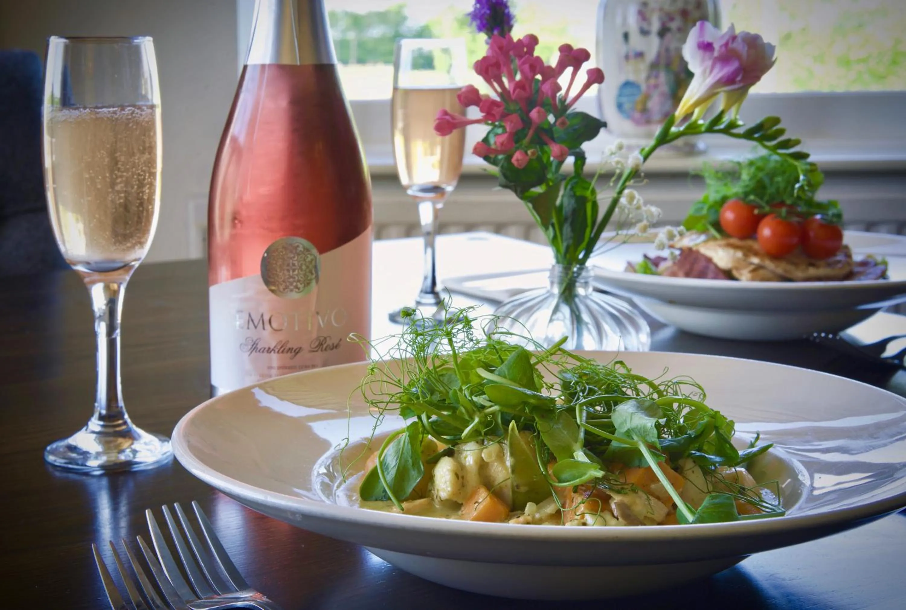 Food close-up in Pyes Mill Hotel Conder Green