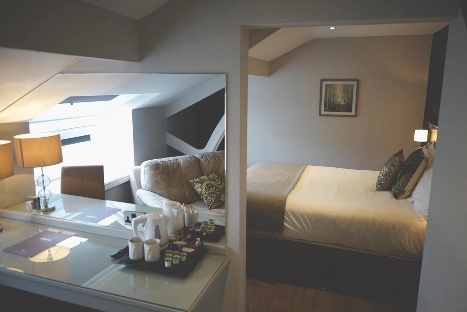 Bedroom, Bed in Pyes Mill Hotel Conder Green