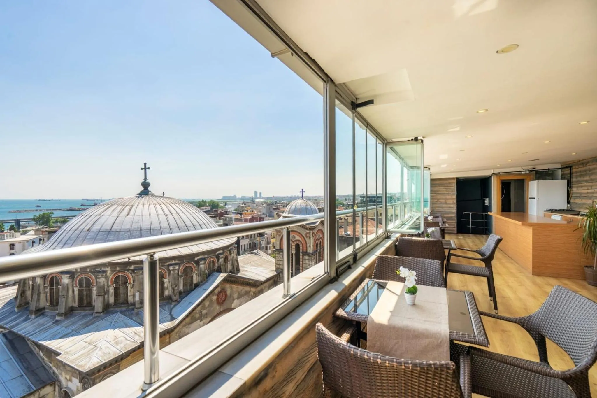 Balcony/Terrace in Sayeban Hotel Istanbul