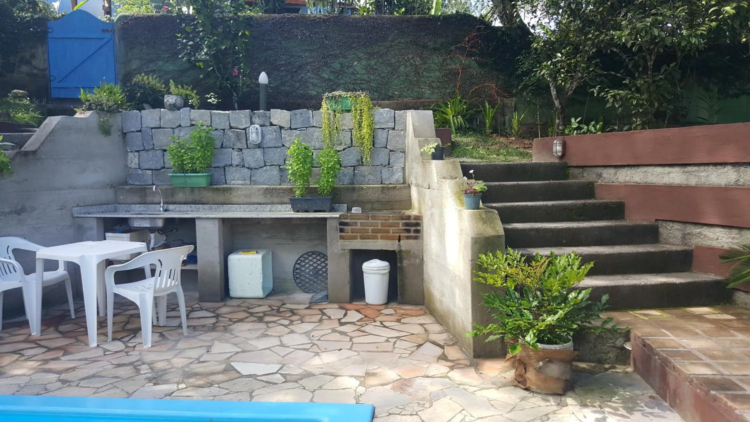 BBQ facilities in Pousada Bucaneiros