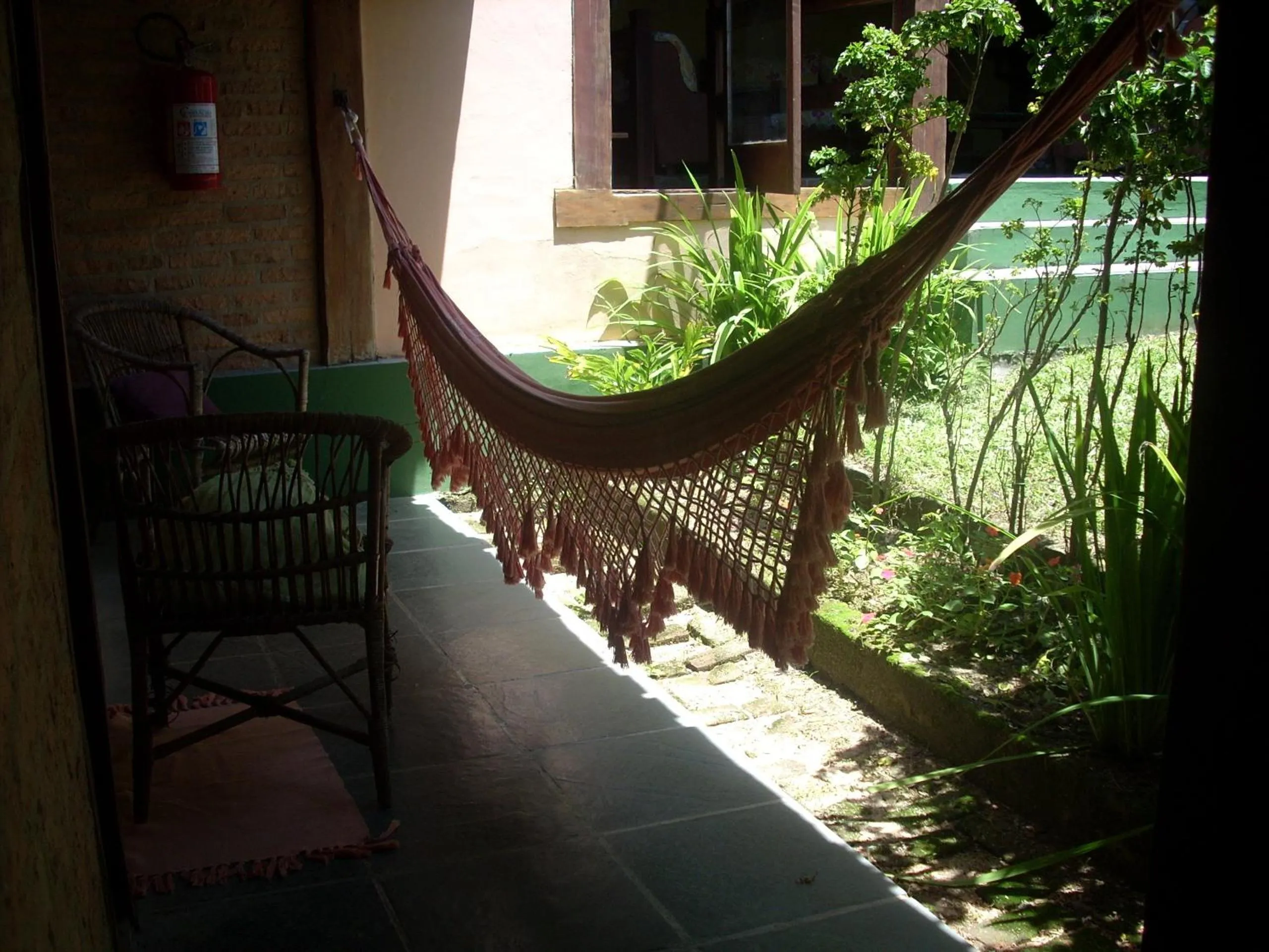 Balcony/Terrace in Pousada Bucaneiros