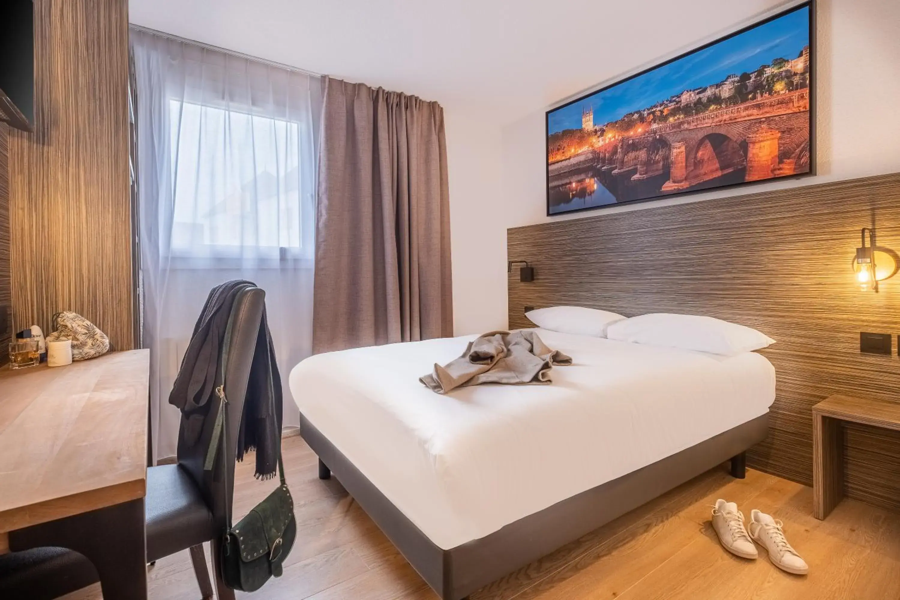 Photo of the whole room, Bed in The Originals City, Angers Sud, Le Village 49 Photo of the whole room, Bed in The Originals City, Angers Sud, Le Village 49