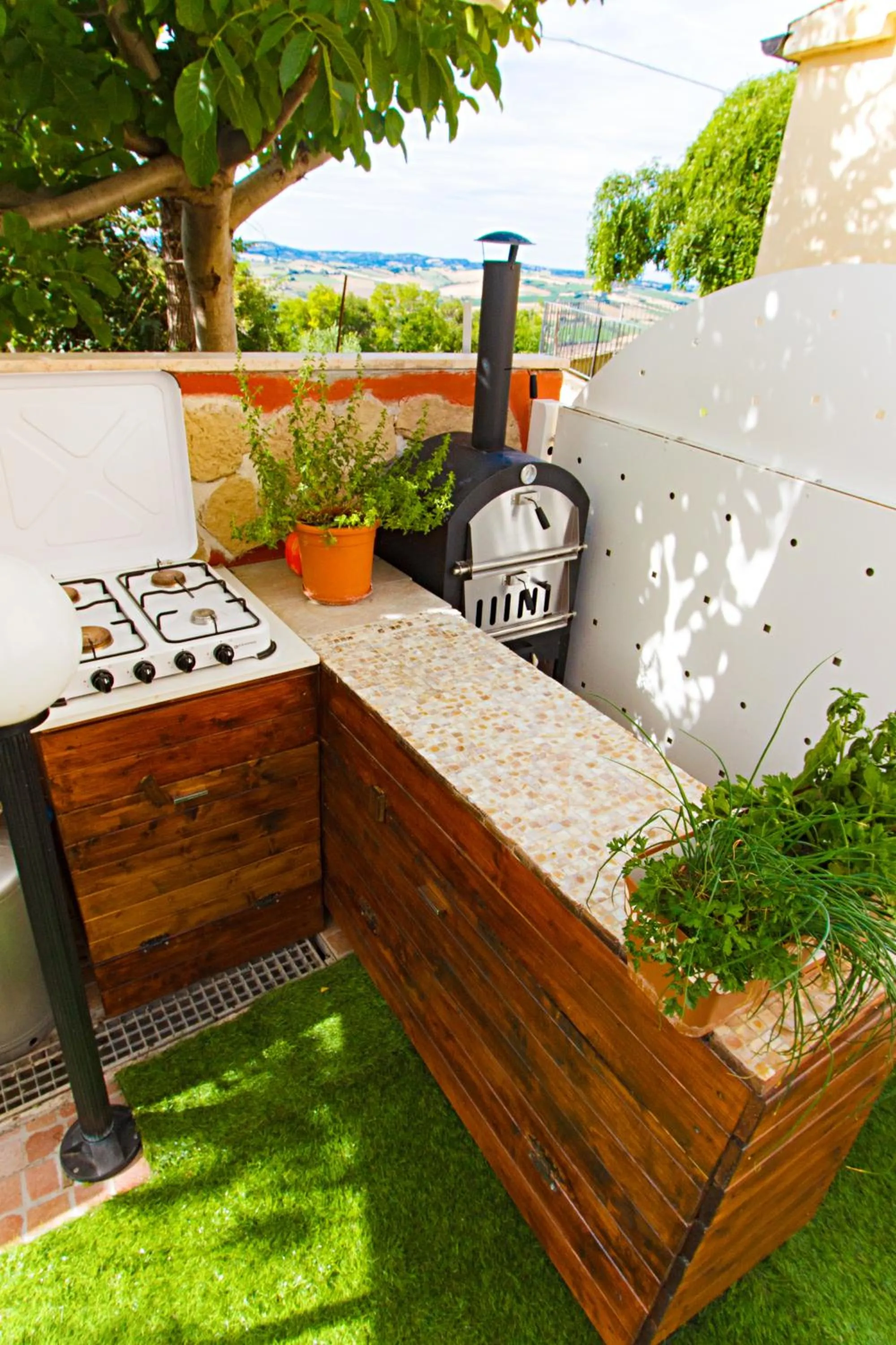 BBQ facilities in Eden Lilli B&B