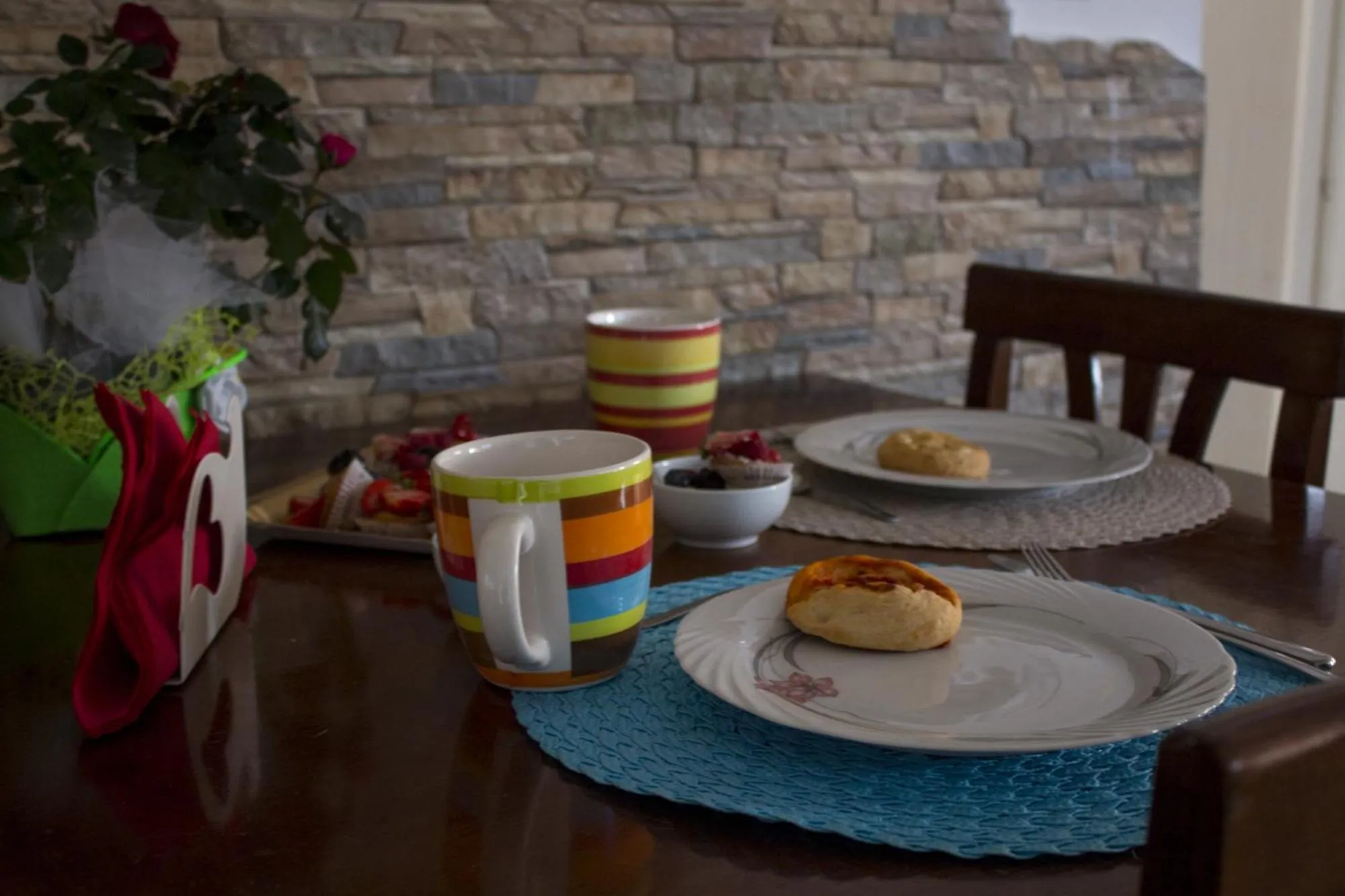 Continental breakfast in Eden Lilli B&B