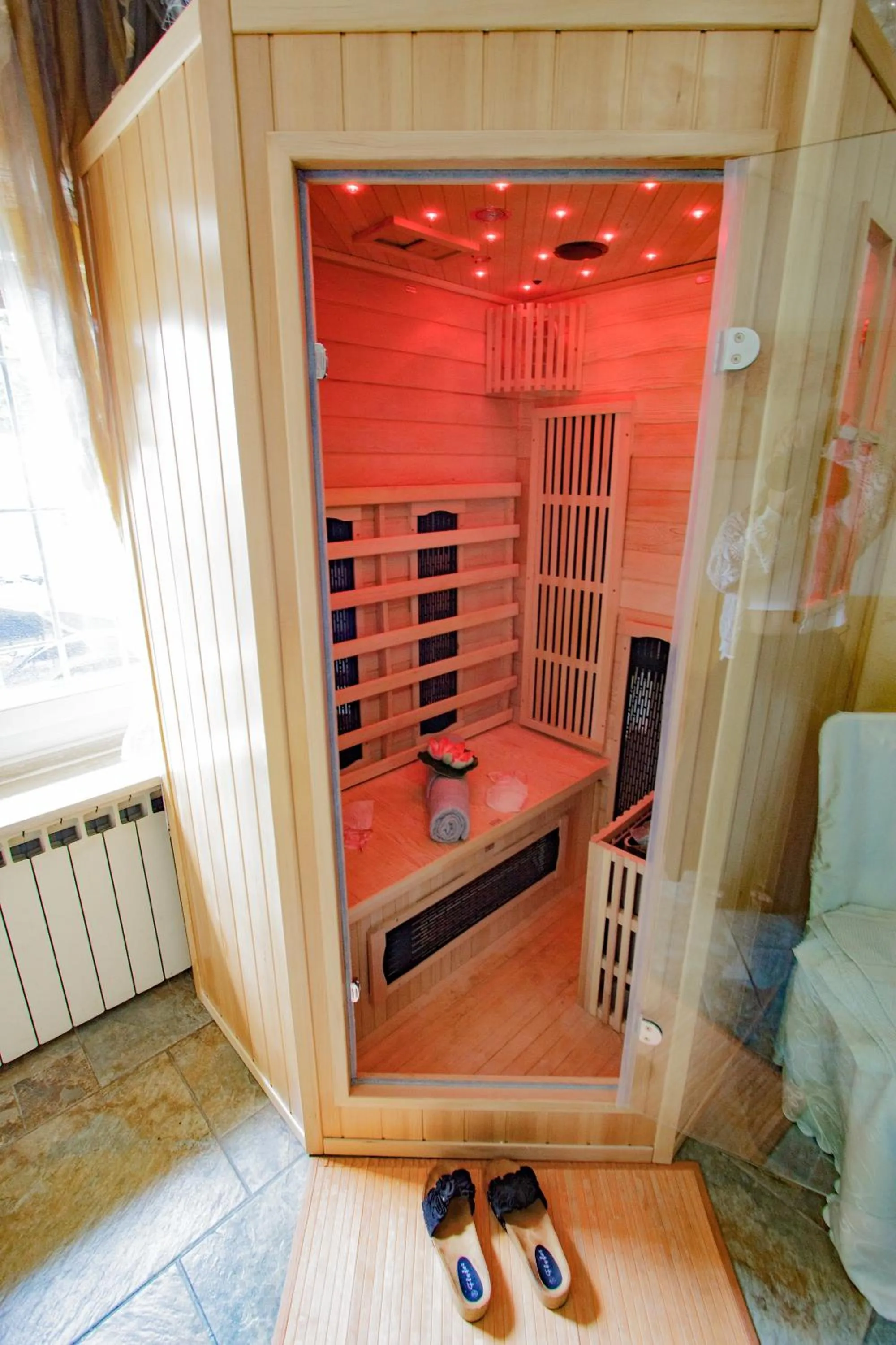 Sauna in Eden Lilli B&B