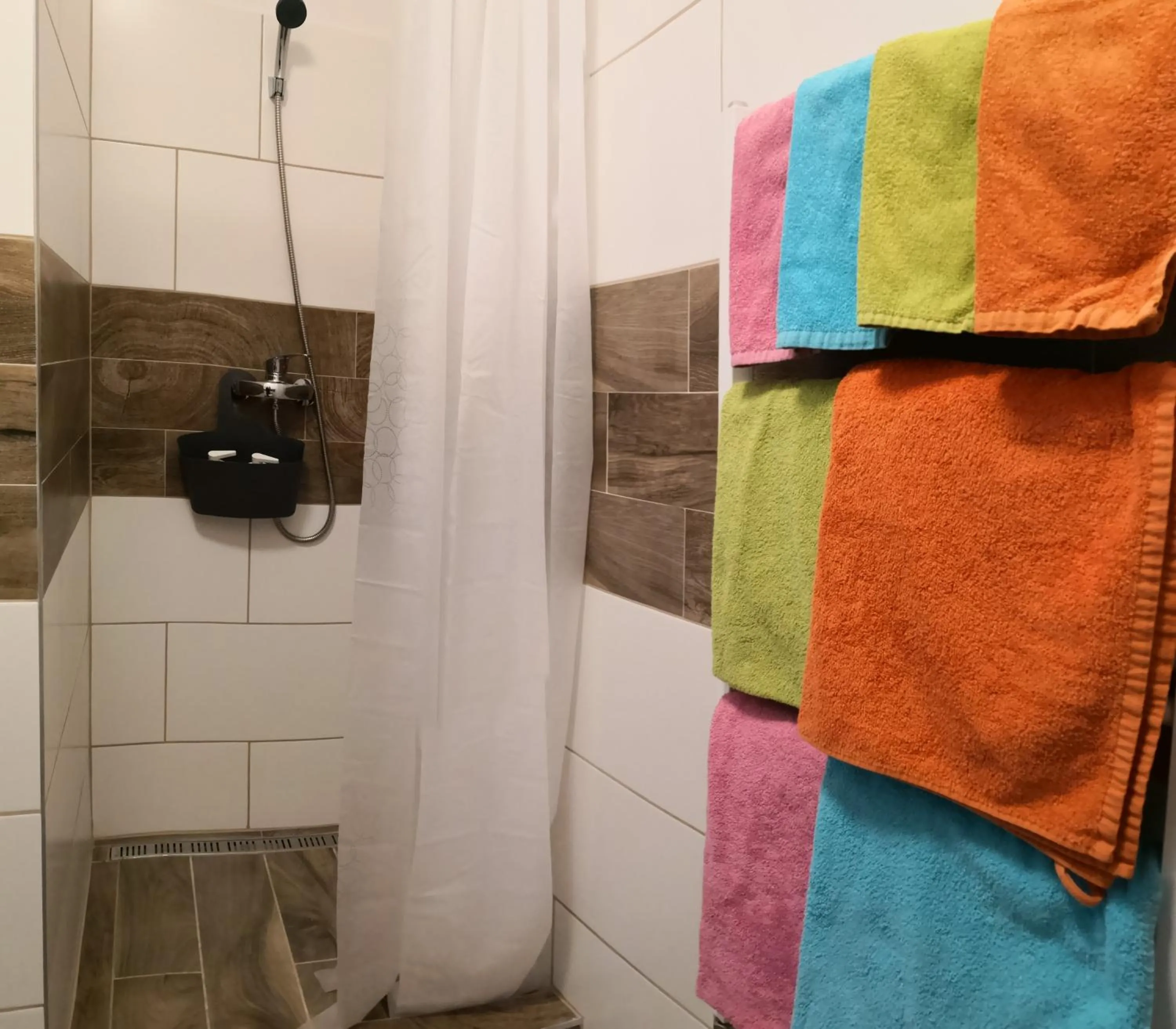 Shower in Green Garden Plus Apartman