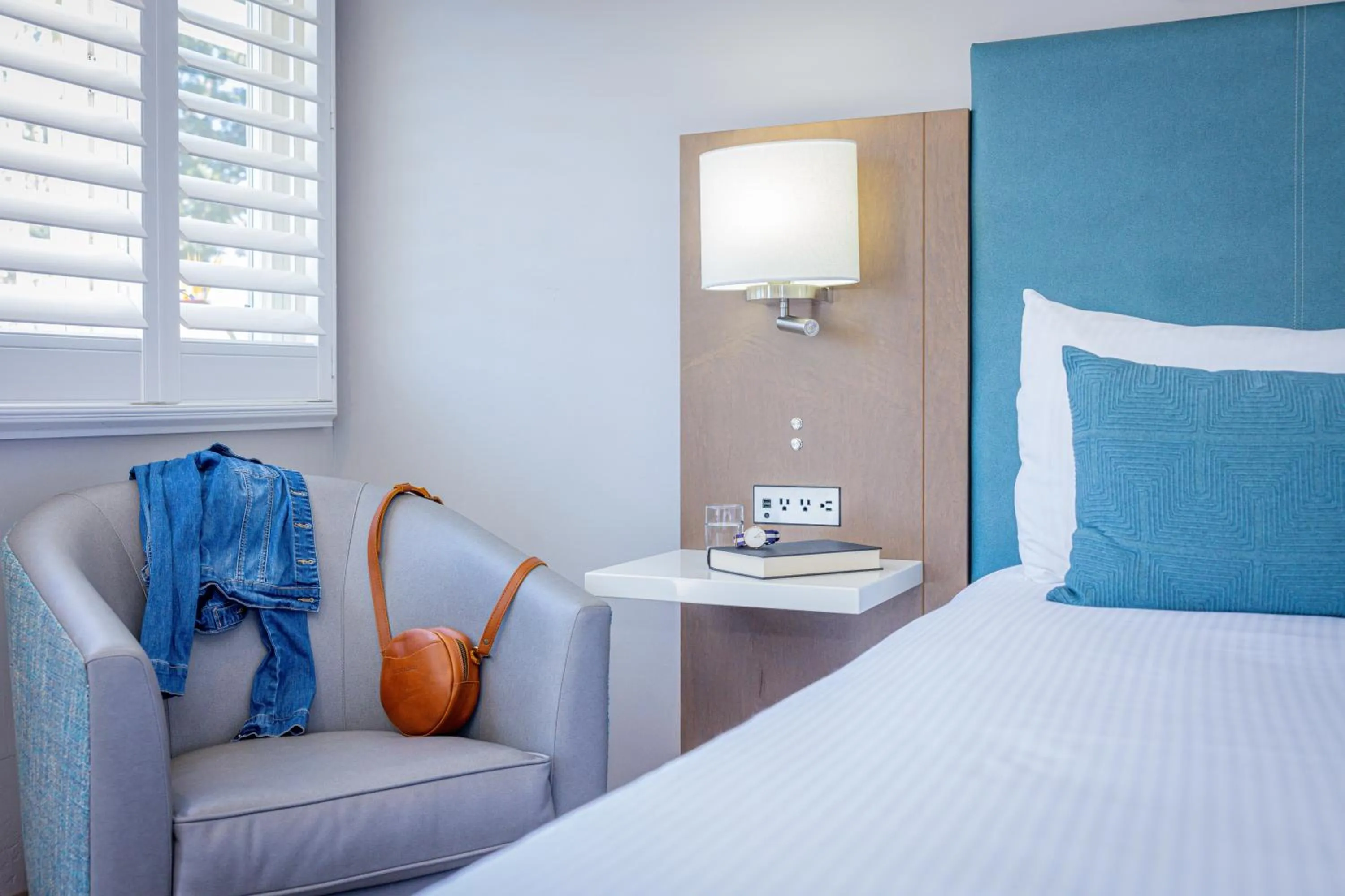 Bed in Marina Beach Motel