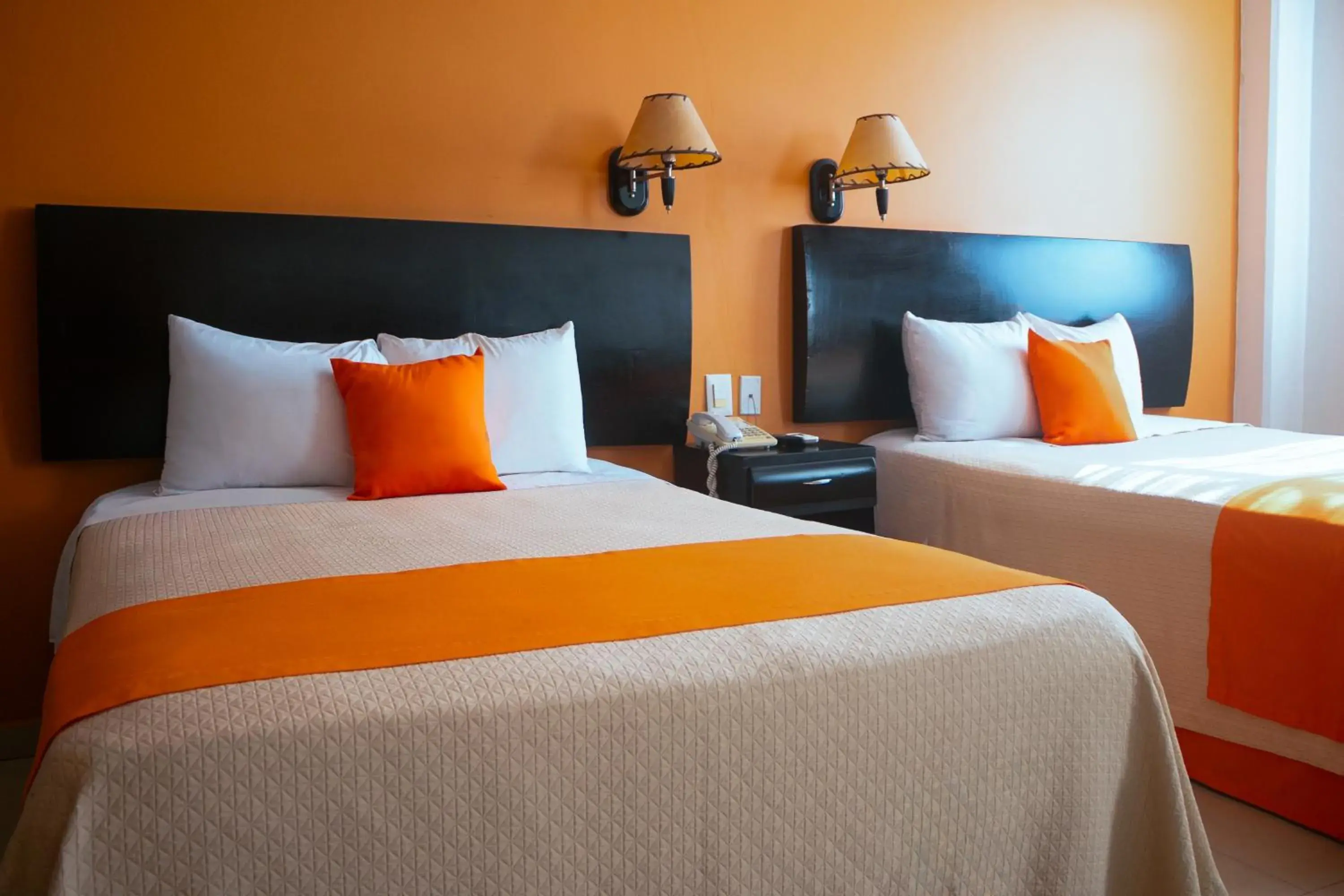 Double Room with Two Double Beds in Hotel Baez Paraiso Double Room with Two Double Beds in Hotel Baez Paraiso