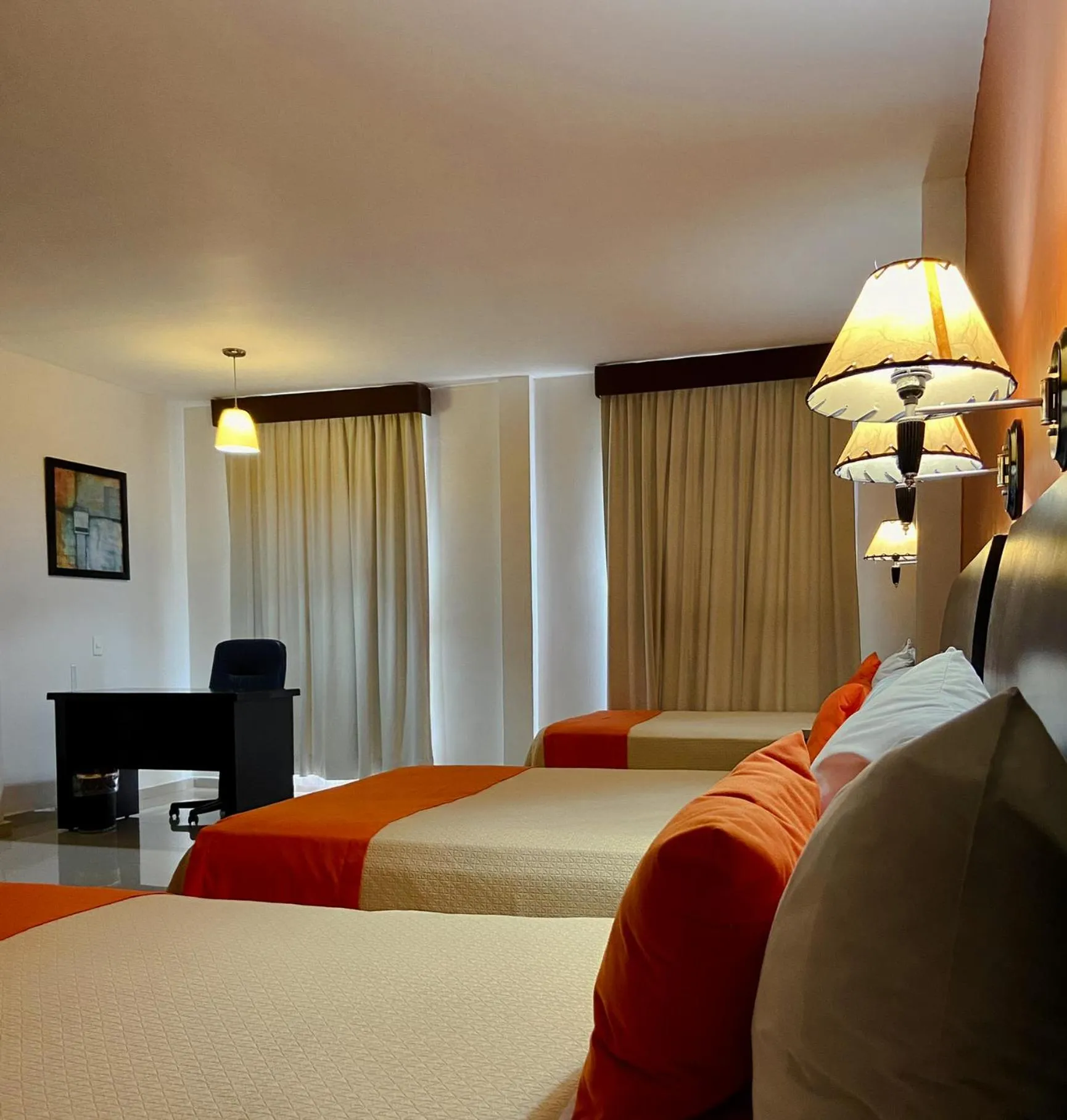 Bed in Hotel Baez Paraiso