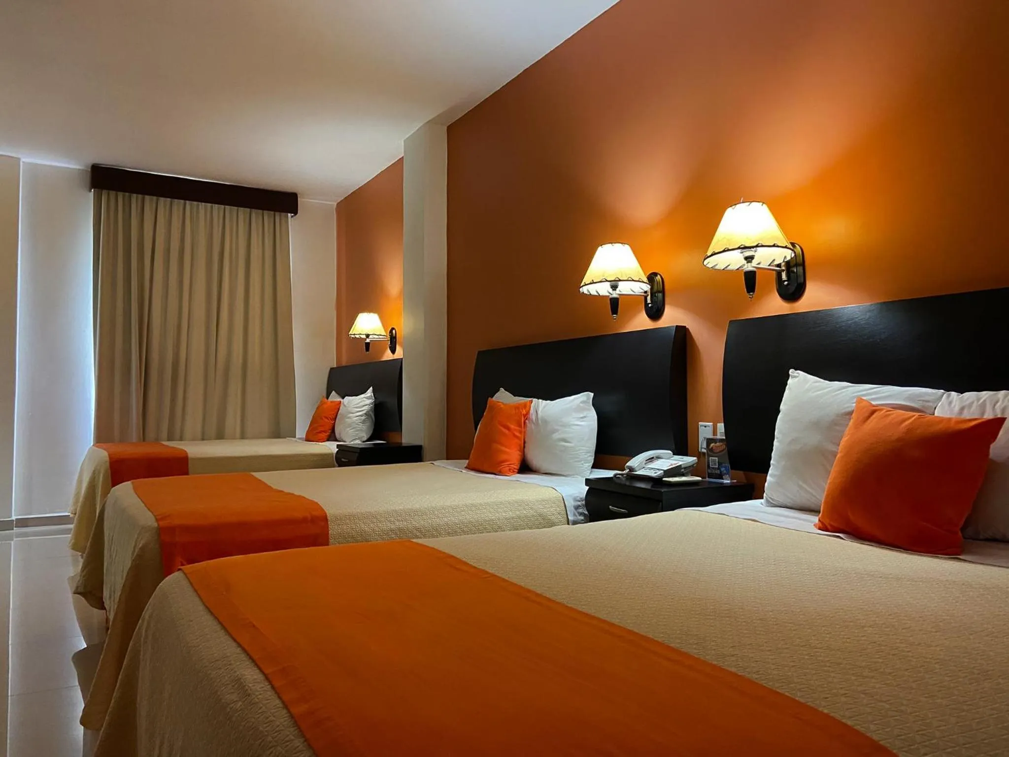 Bed in Hotel Baez Paraiso