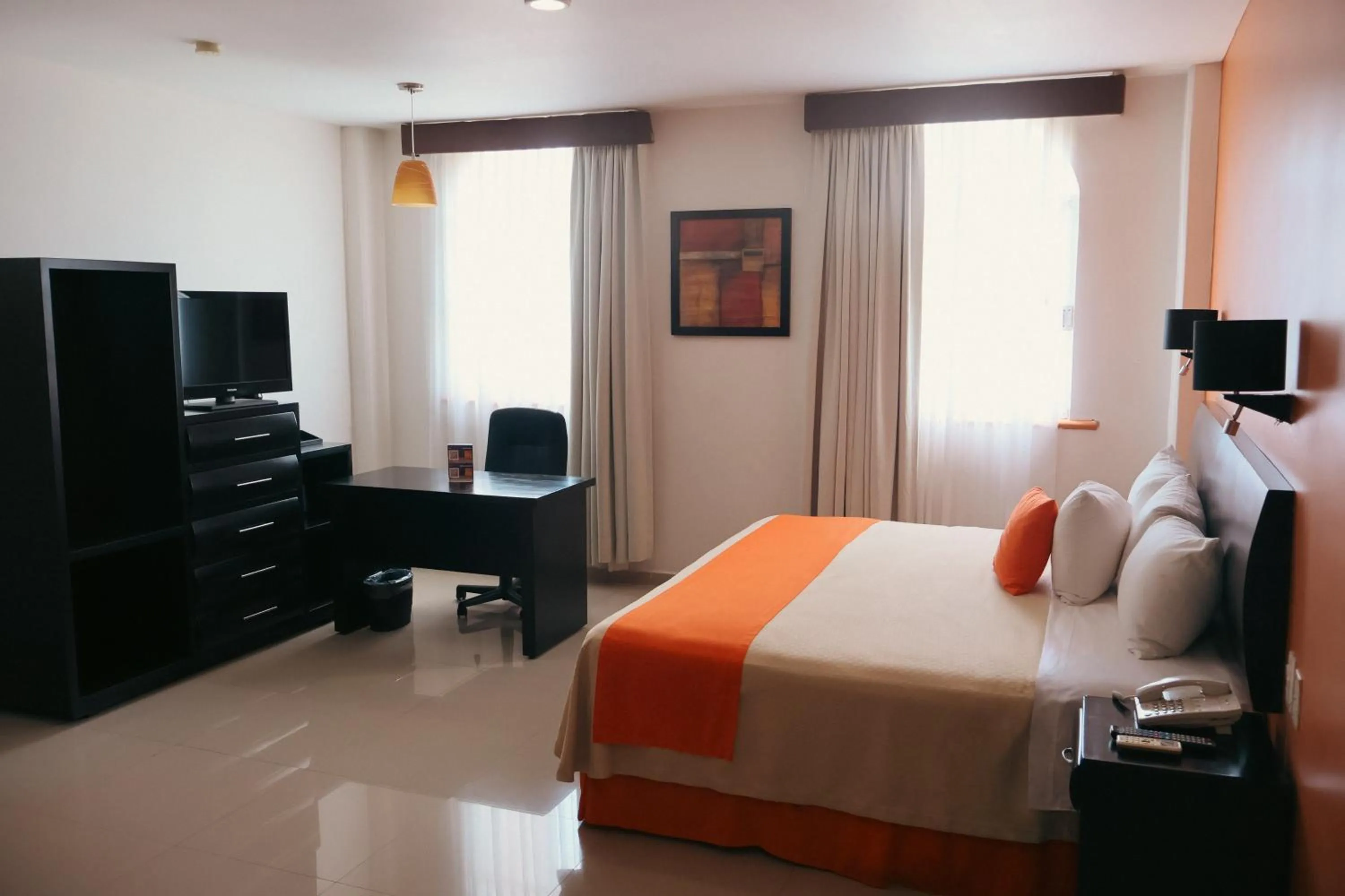 Bed in Hotel Baez Paraiso