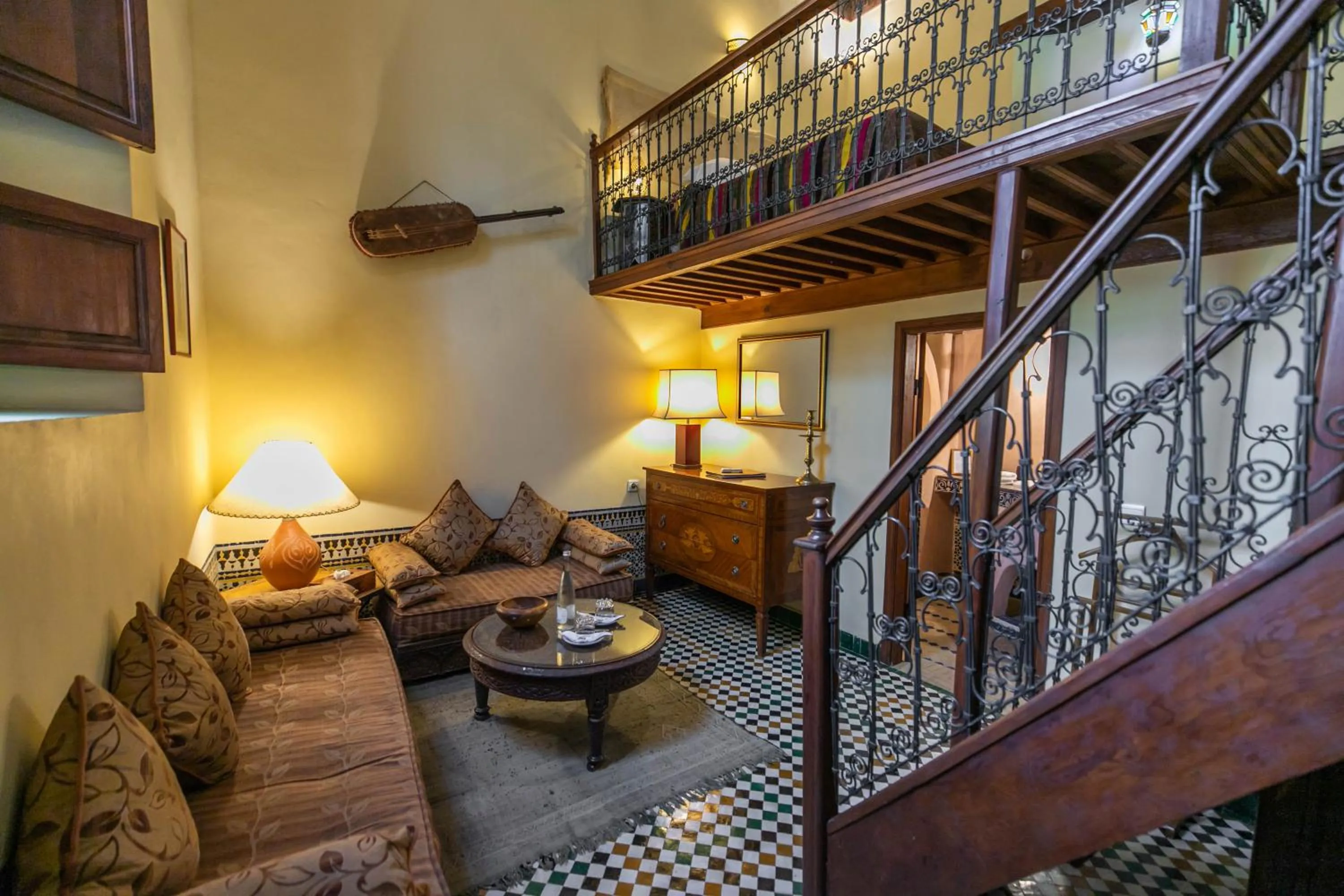 Seating area in Ryad Mabrouka