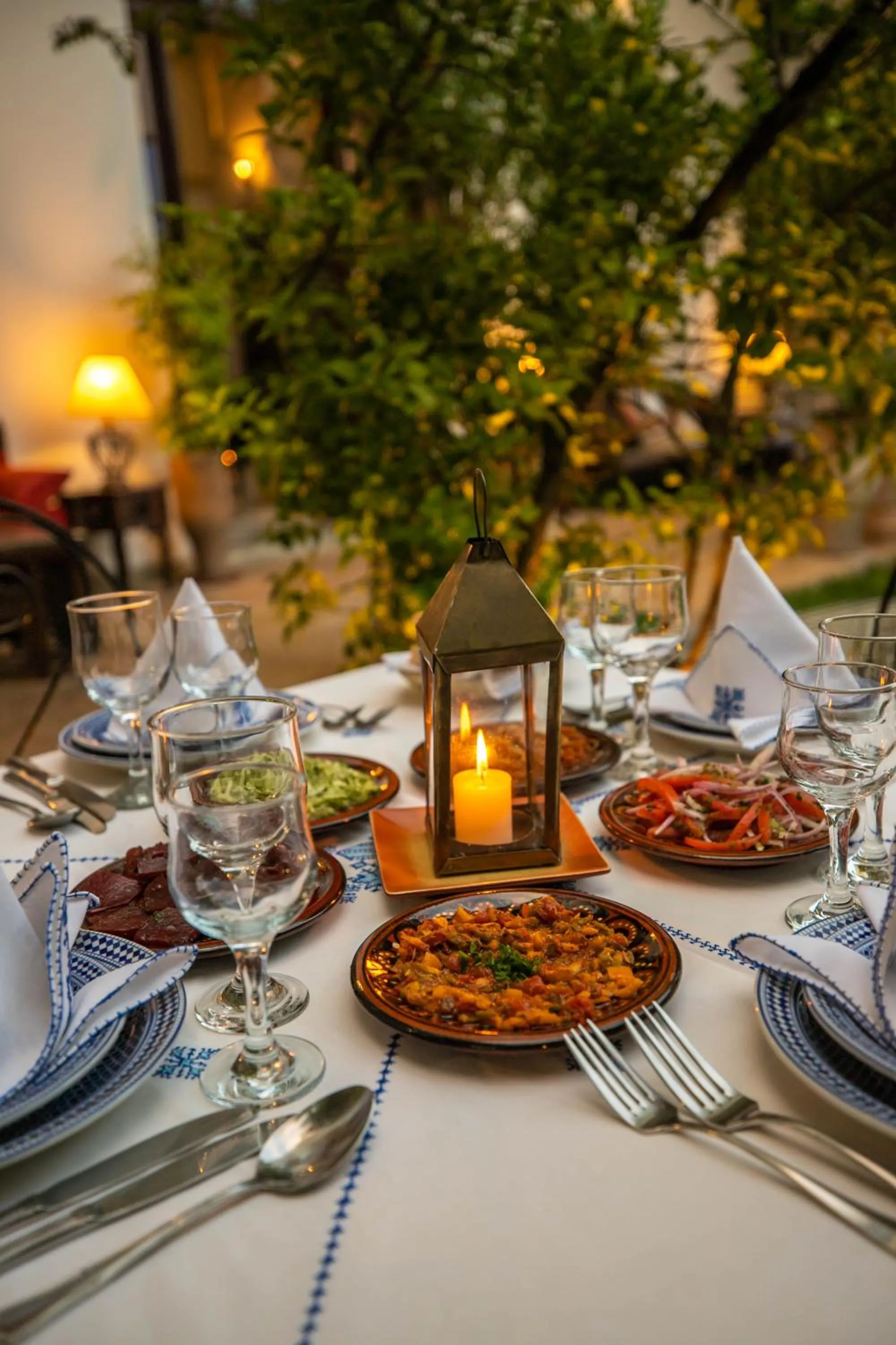 Dinner in Ryad Mabrouka