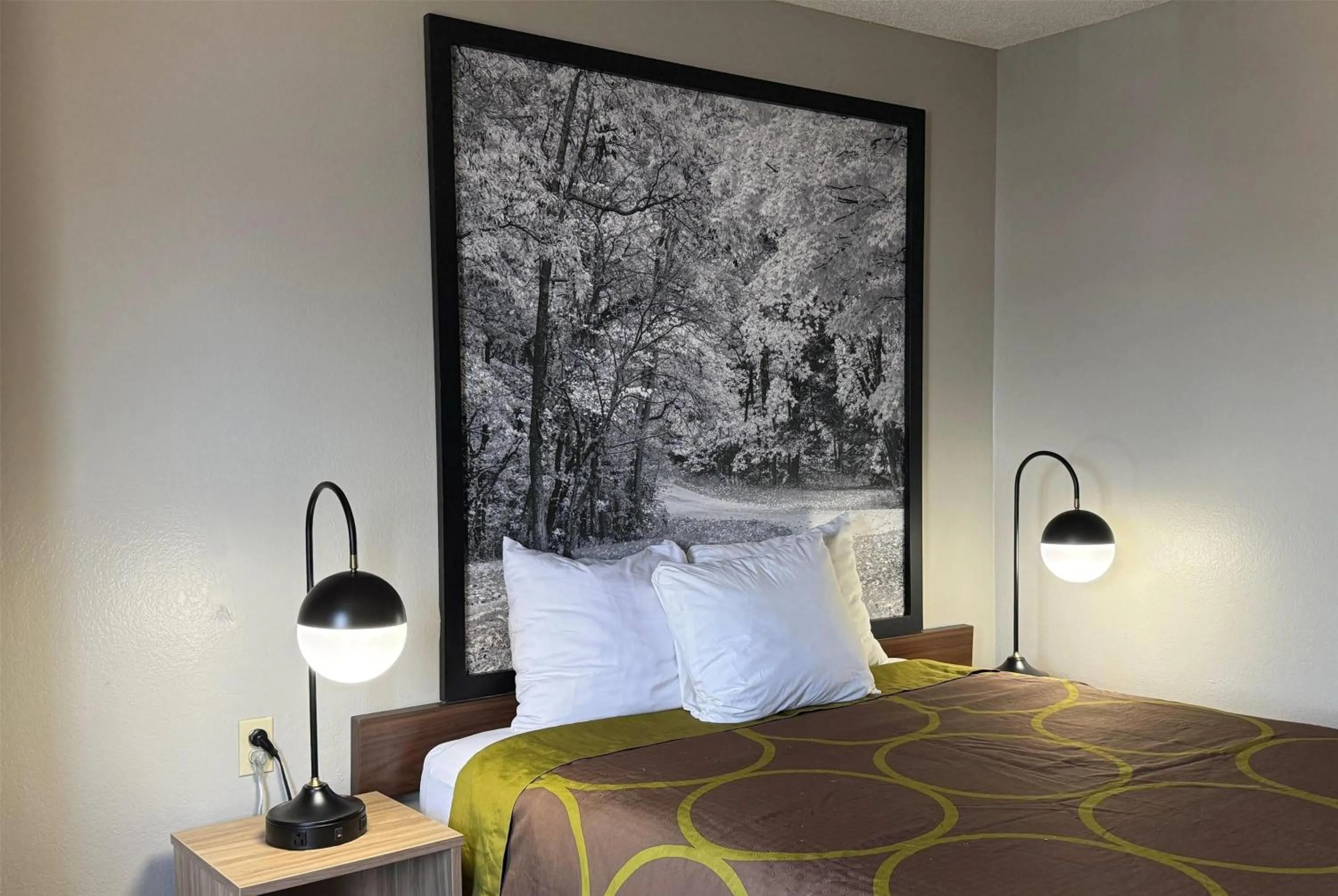 Photo of the whole room, Bed in Super 8 by Wyndham Evansville East