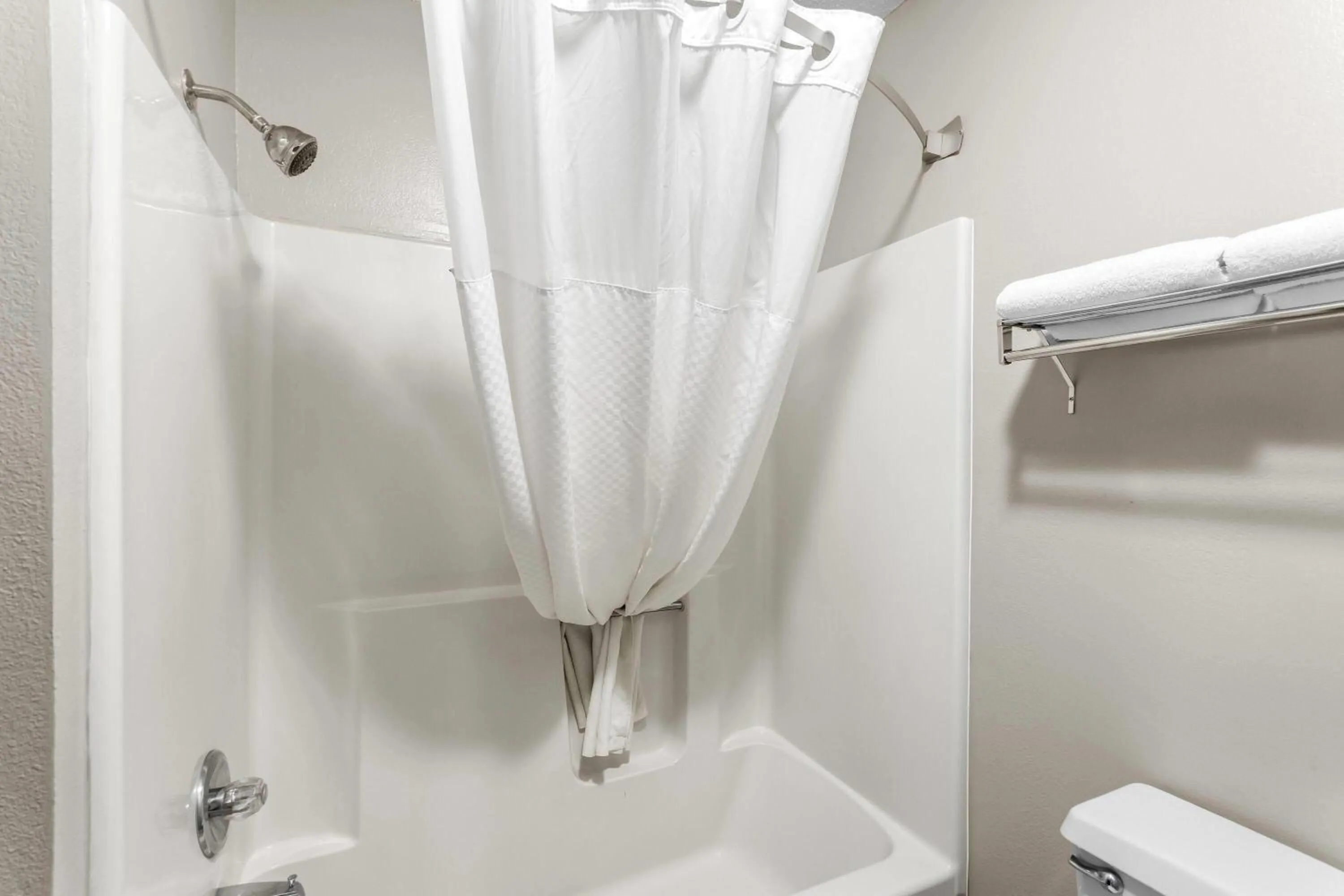 Bathroom in Super 8 by Wyndham Evansville East