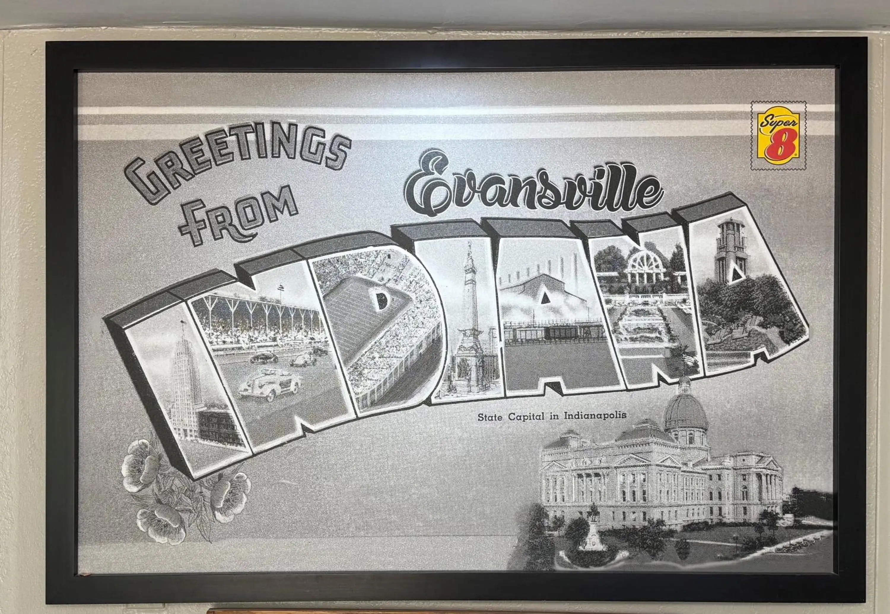 Lobby or reception in Super 8 by Wyndham Evansville East Lobby or reception in Super 8 by Wyndham Evansville East