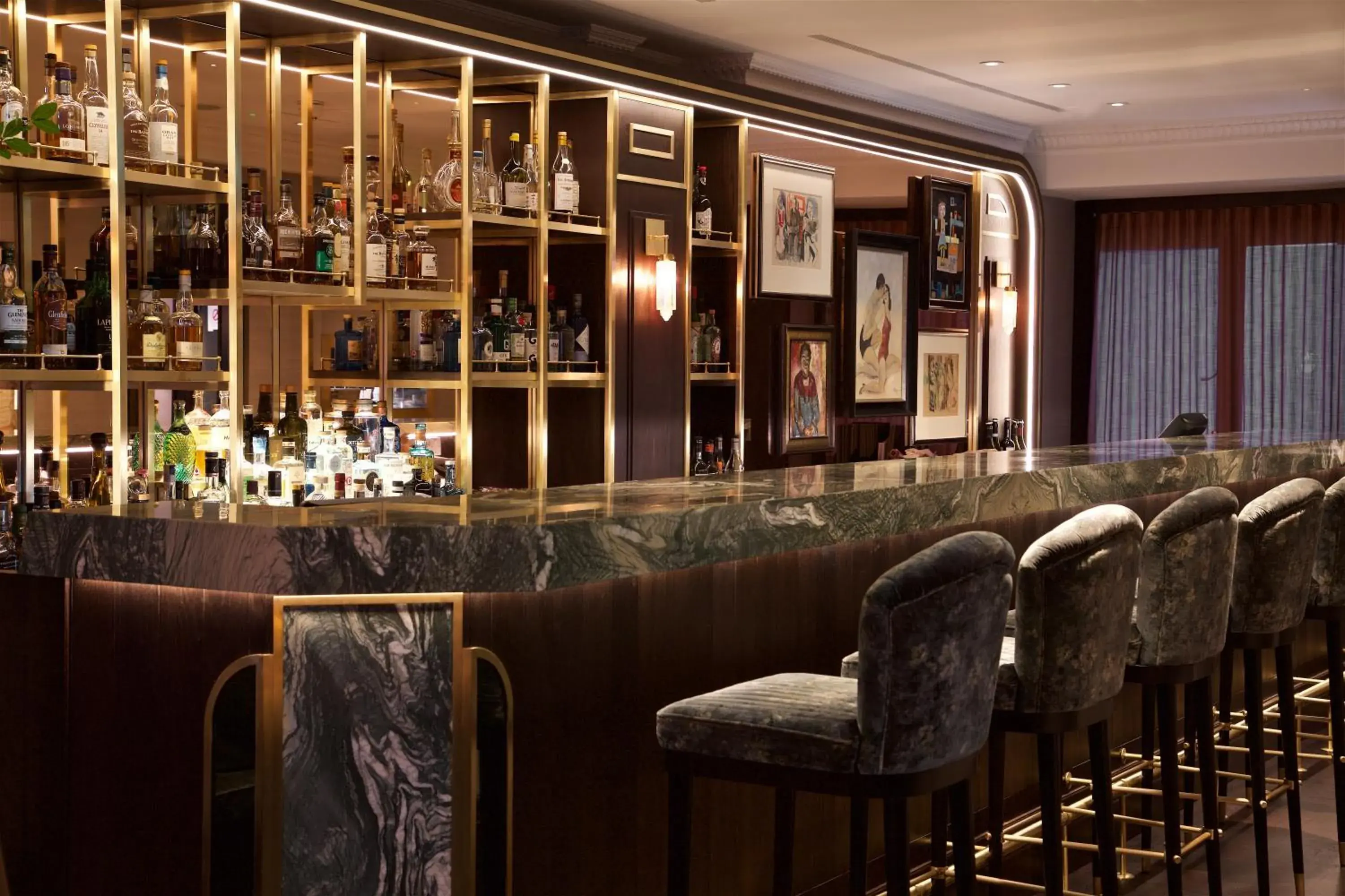 Lounge or bar in Althoff St James's Hotel & Club London Lounge or bar in Althoff St James's Hotel & Club London