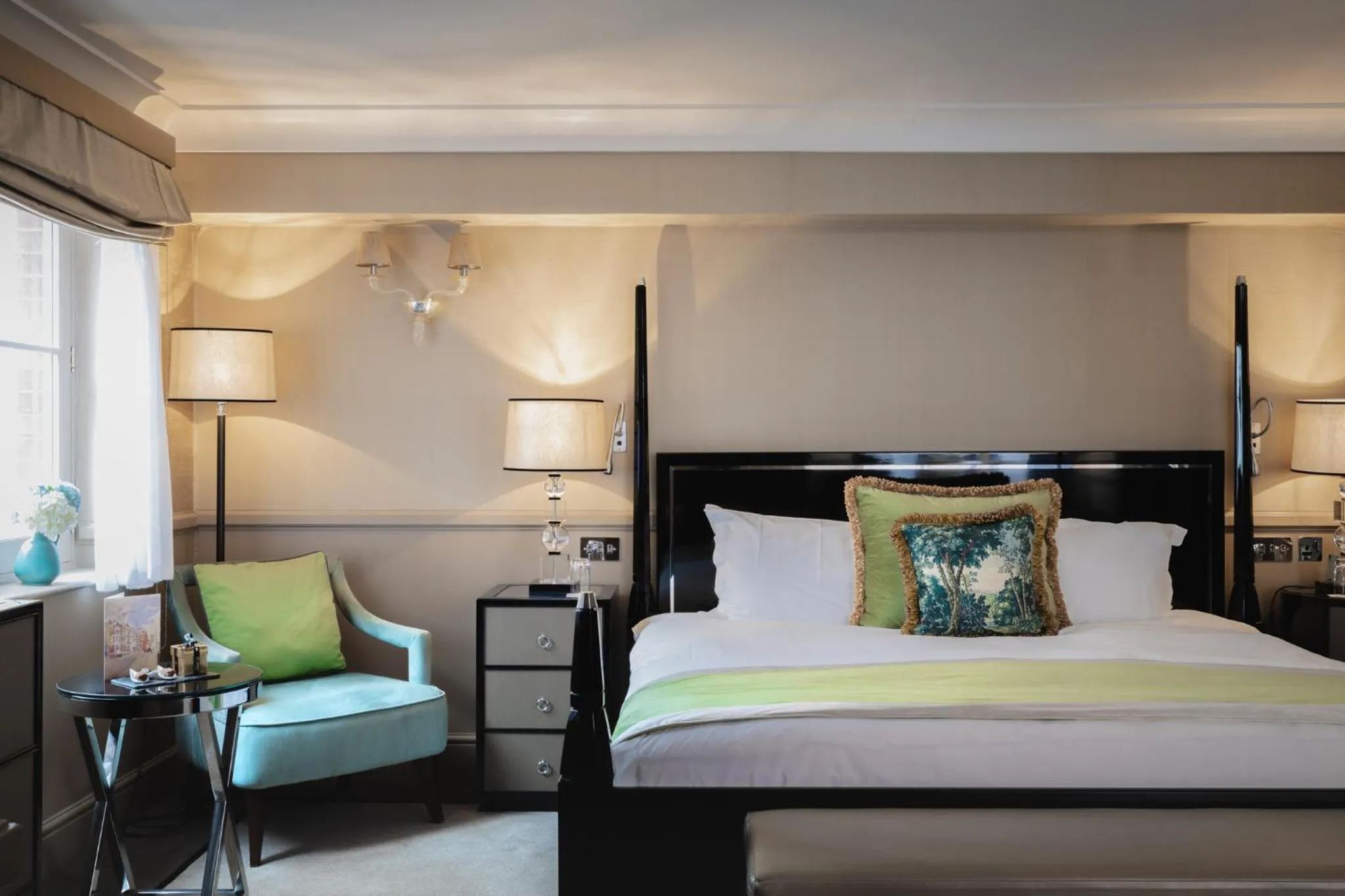 Bed in Althoff St James's Hotel & Club London