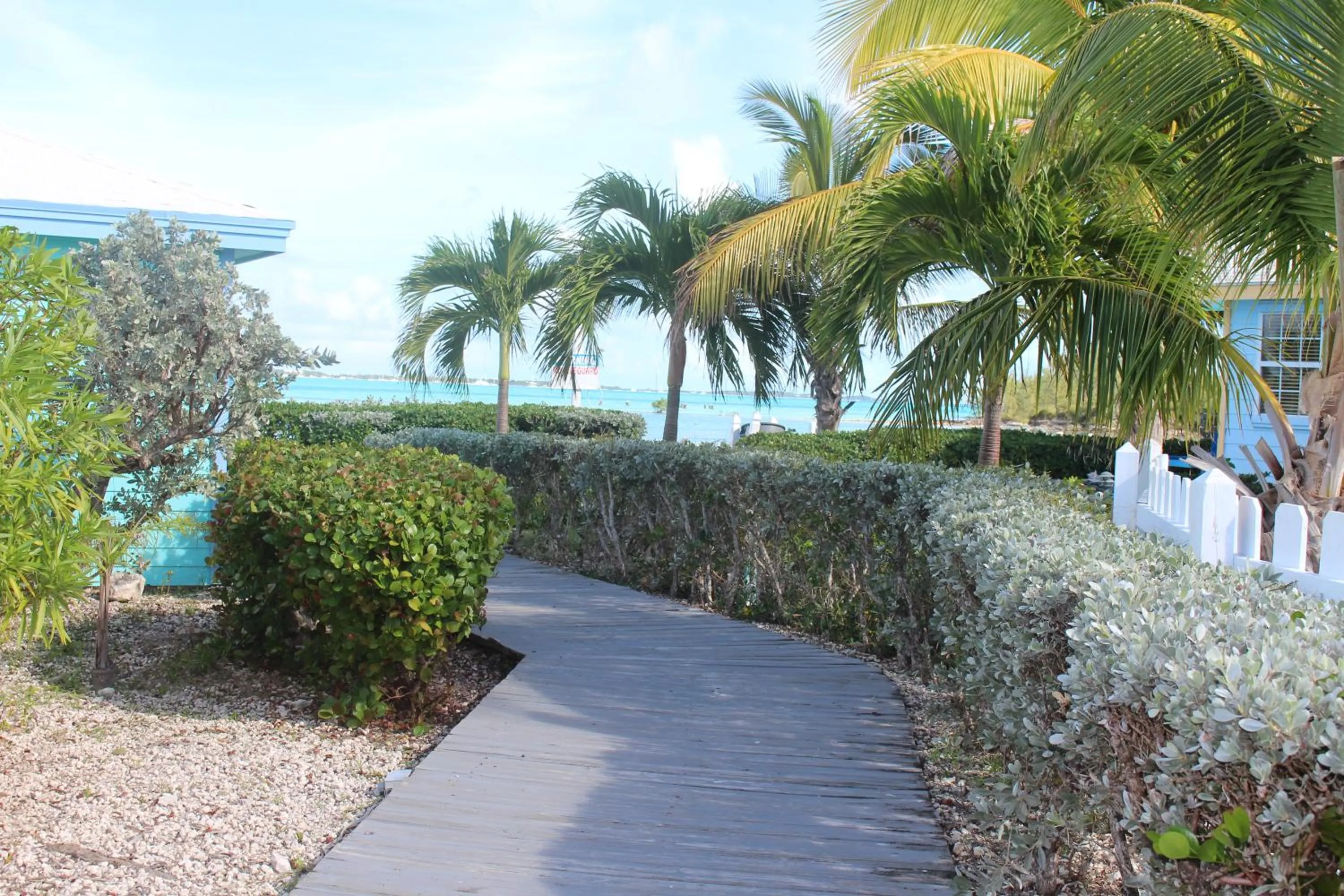 Garden view in Hideaways Exuma