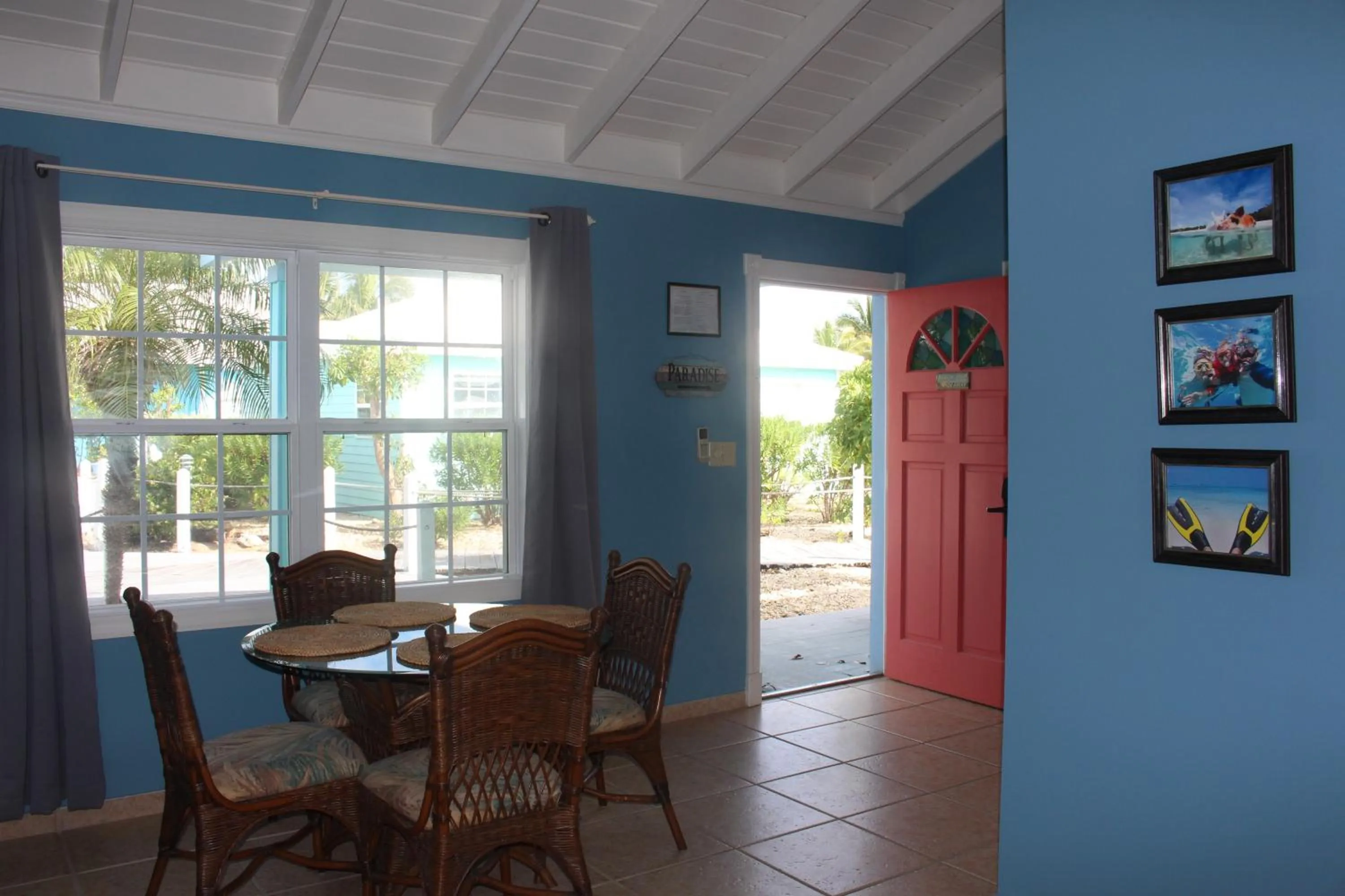 Dining area in Hideaways Exuma
