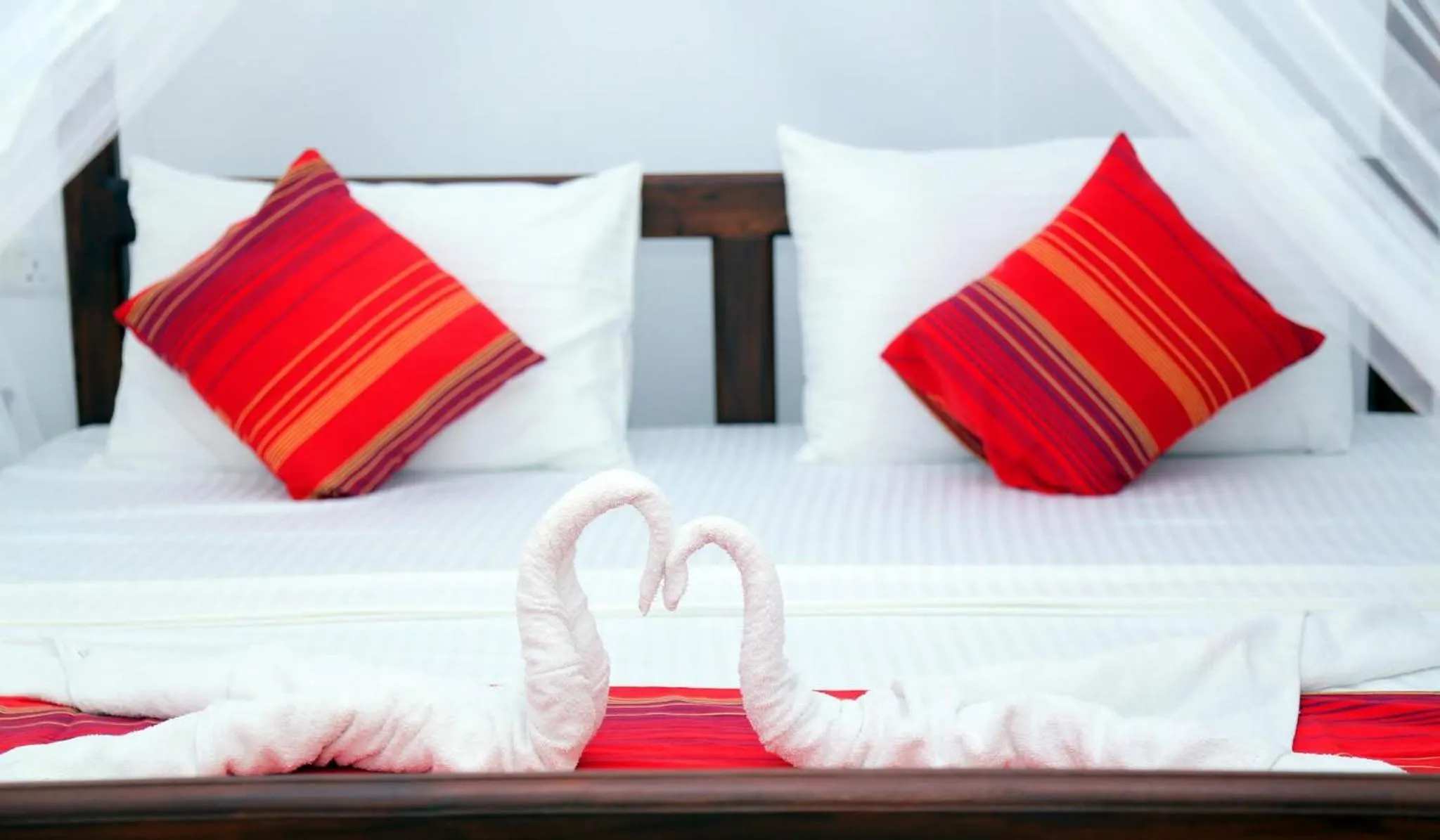 Bed in Sigiri Mango Garden Eco Resort