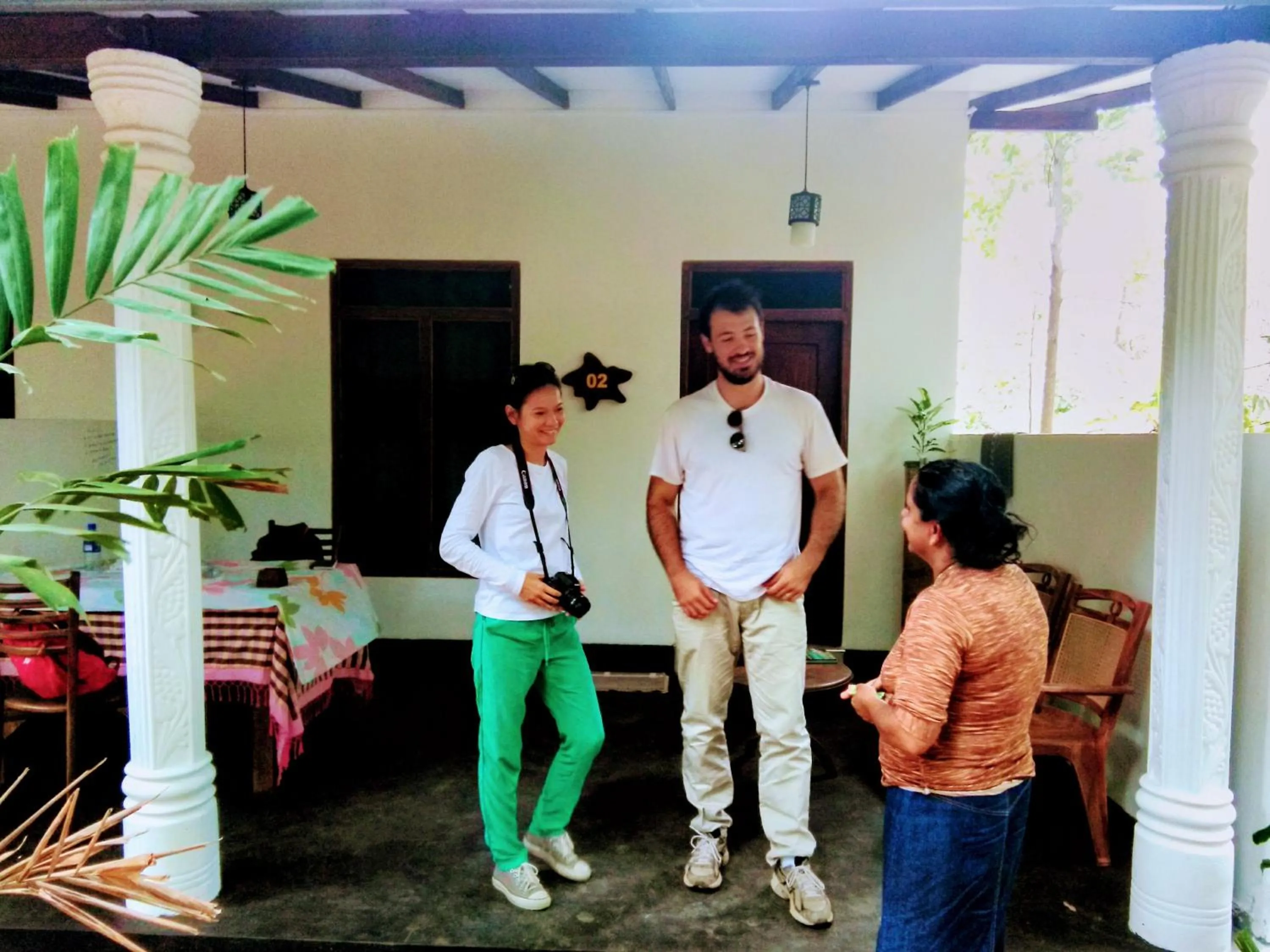 group of guests in Sigiri Mango Garden Eco Resort