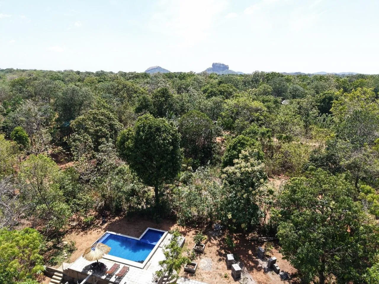 Mountain view in Sigiri Mango Garden Eco Resort