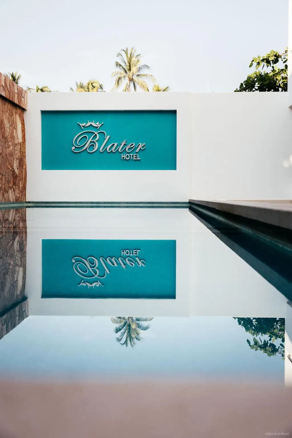 Swimming pool in Hotel Blater