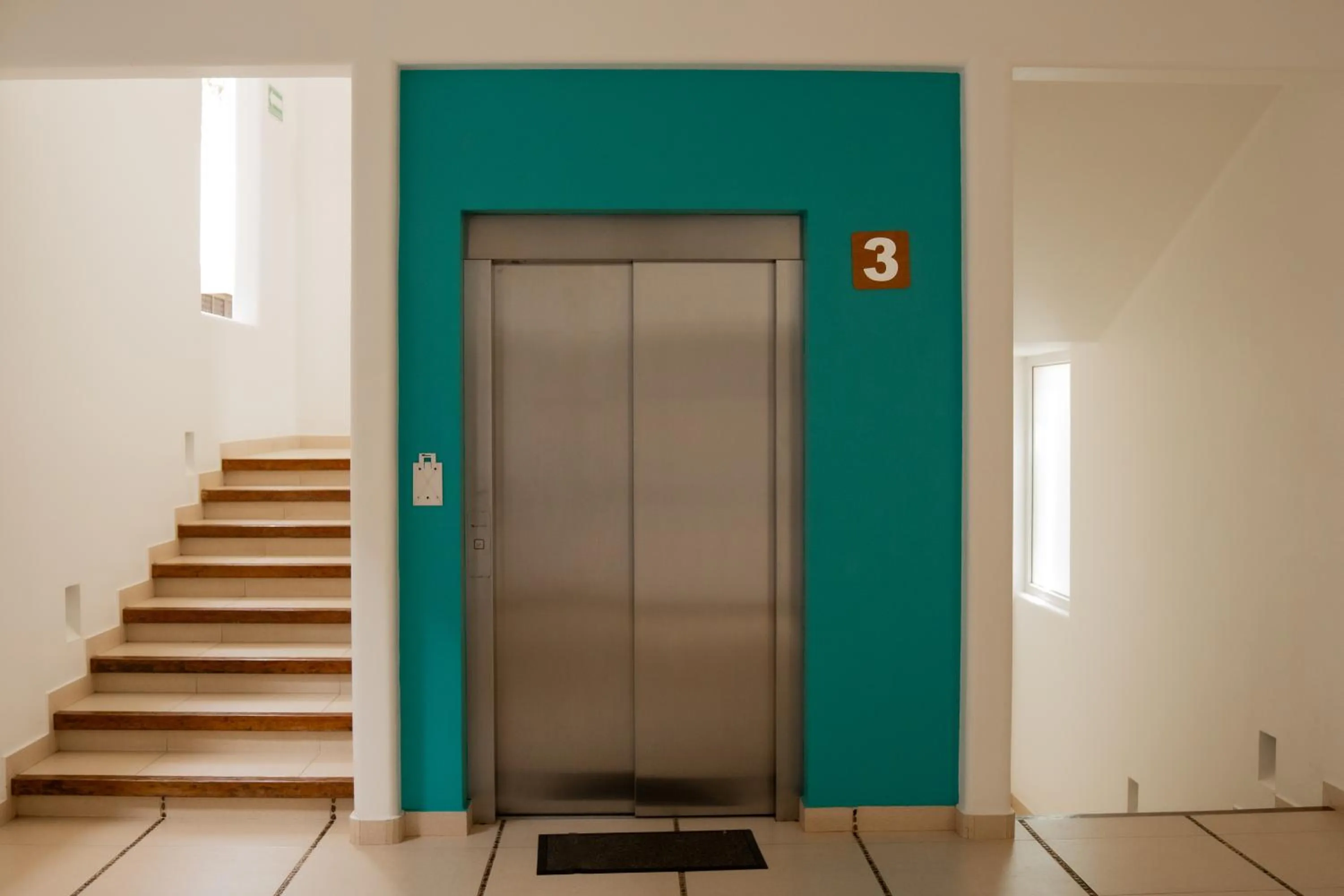 elevator in Hotel Blater