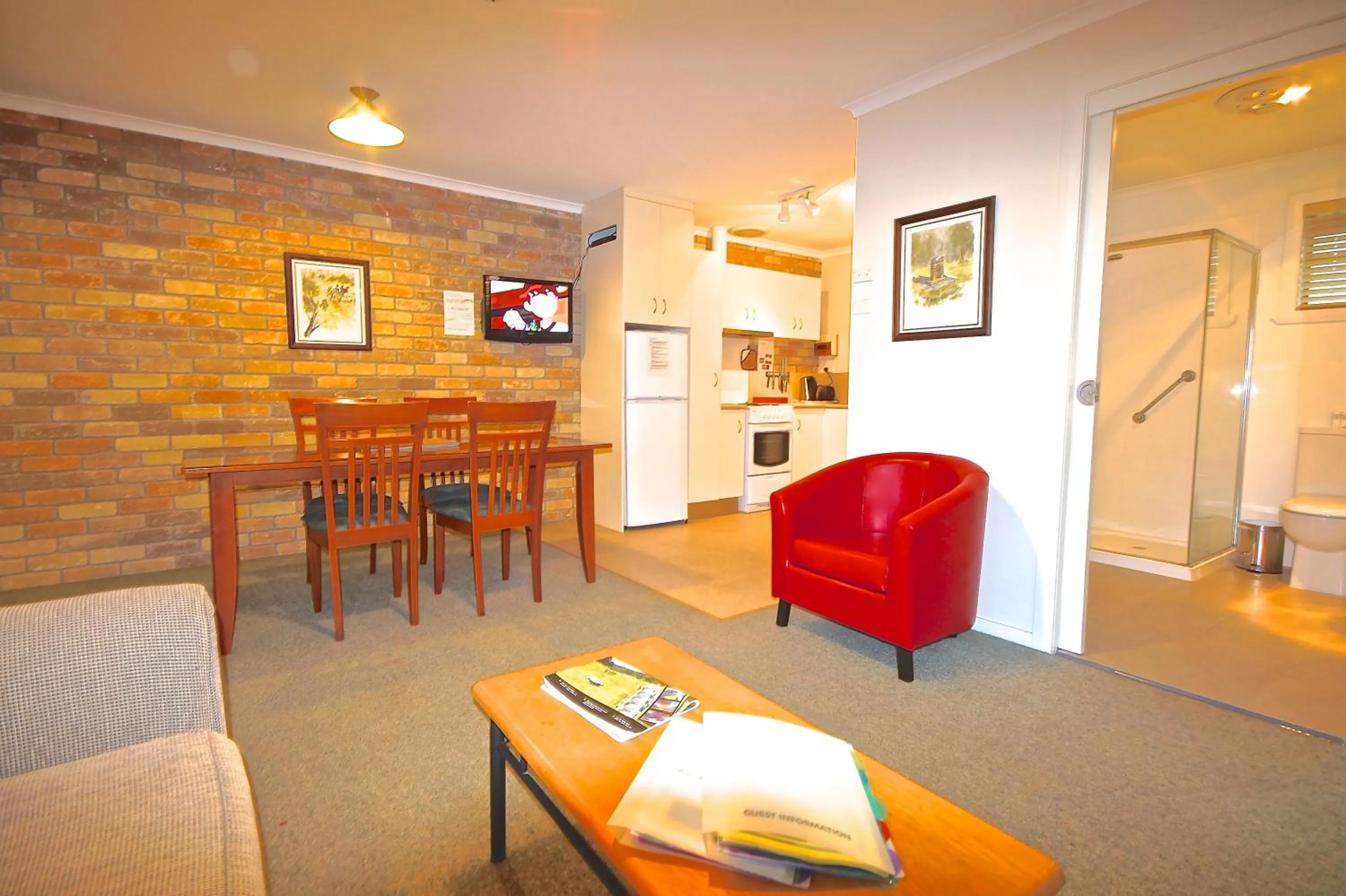 Living room in Port Arthur Villas