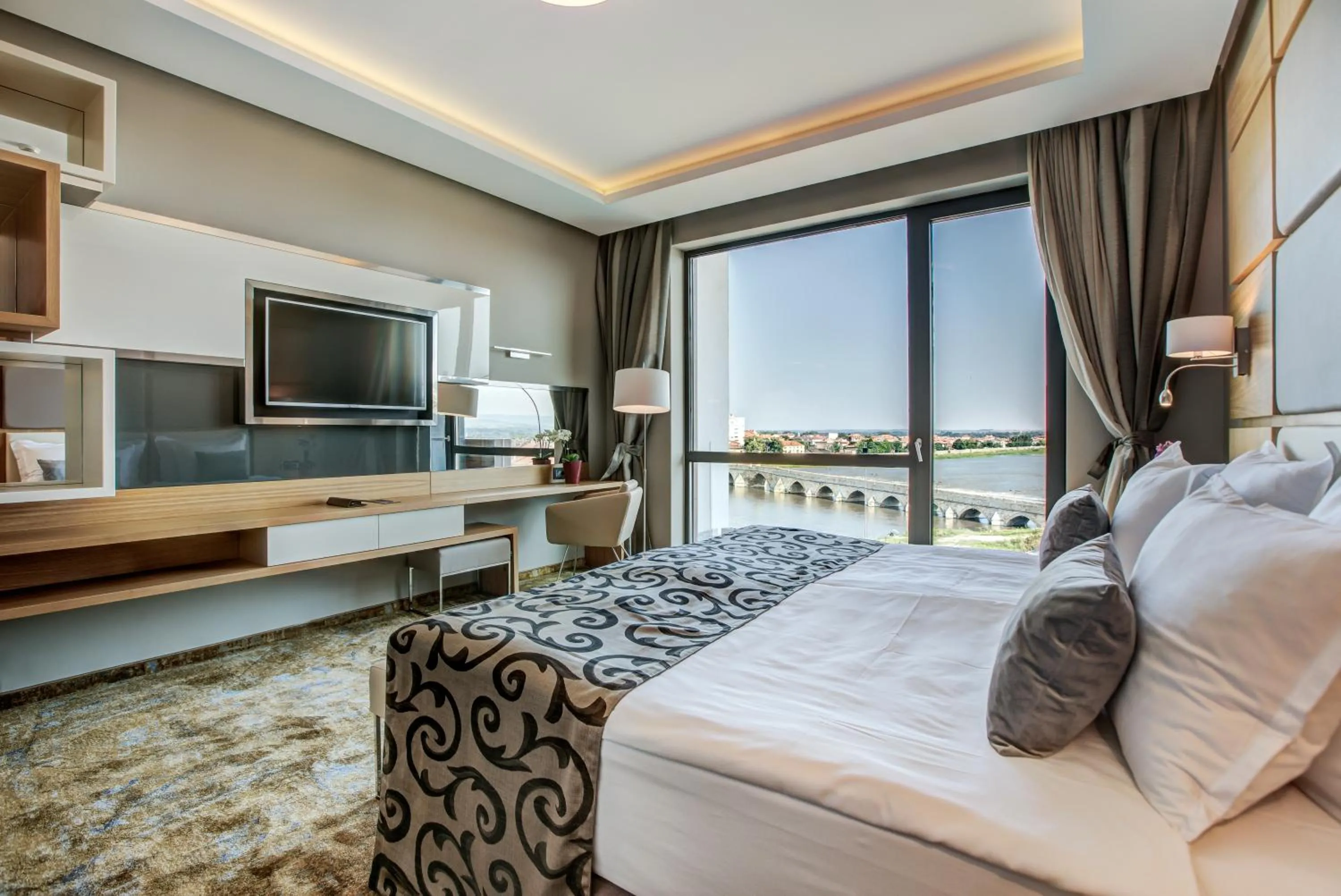 Photo of the whole room, Bed in Merit Grand Mosta Spa Hotel & Casino