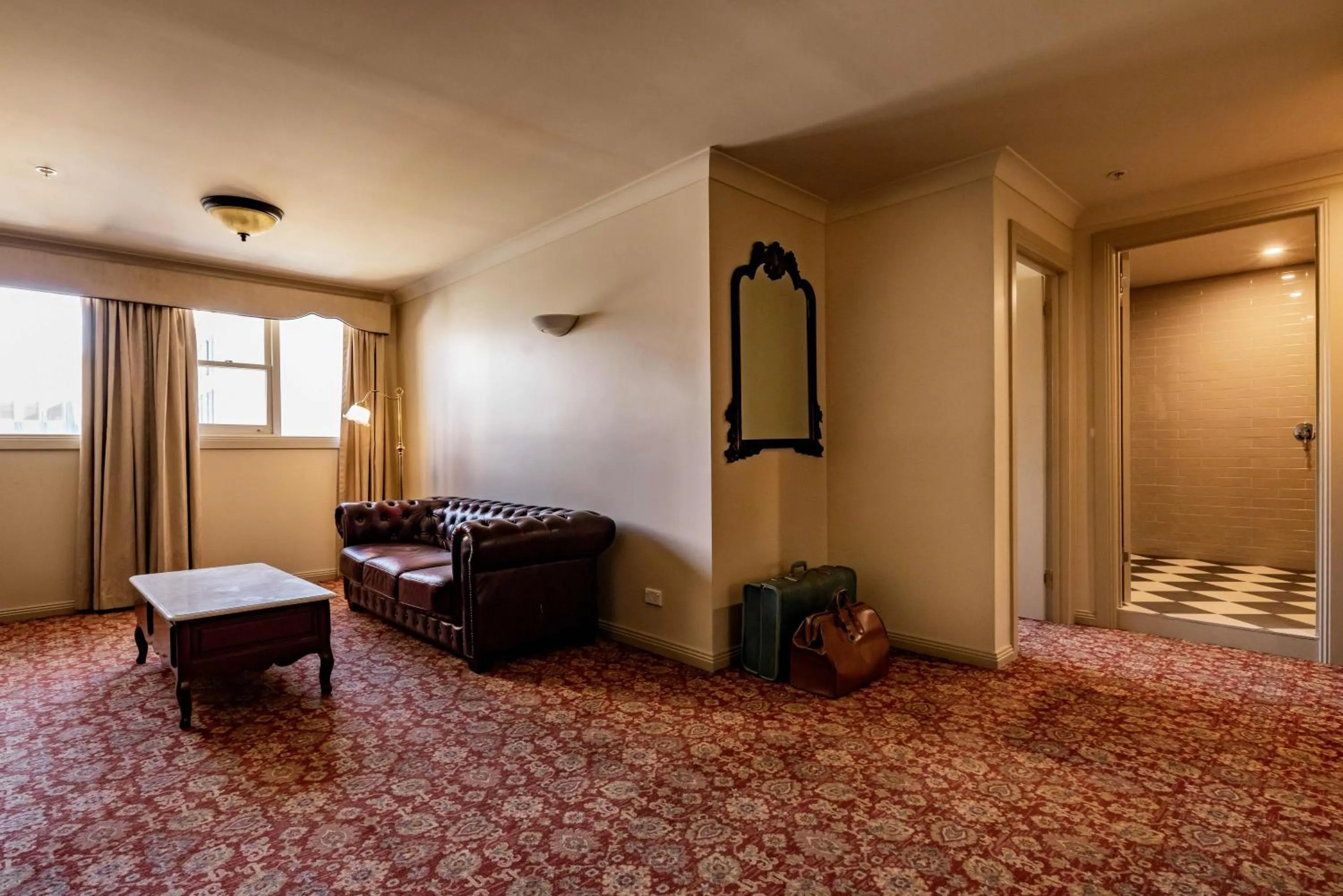 Living room in Hadley's Orient Hotel