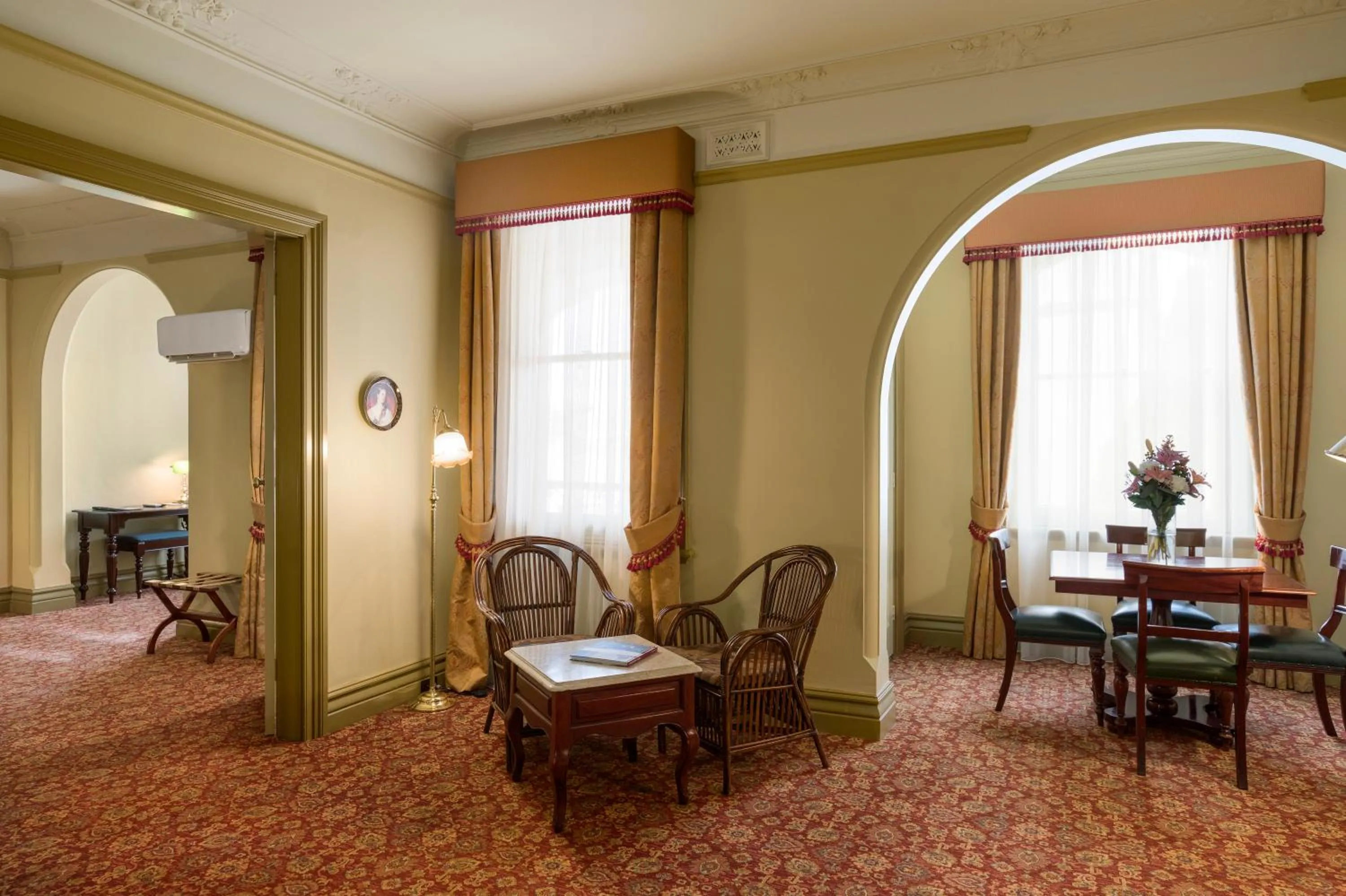 Living room in Hadley's Orient Hotel