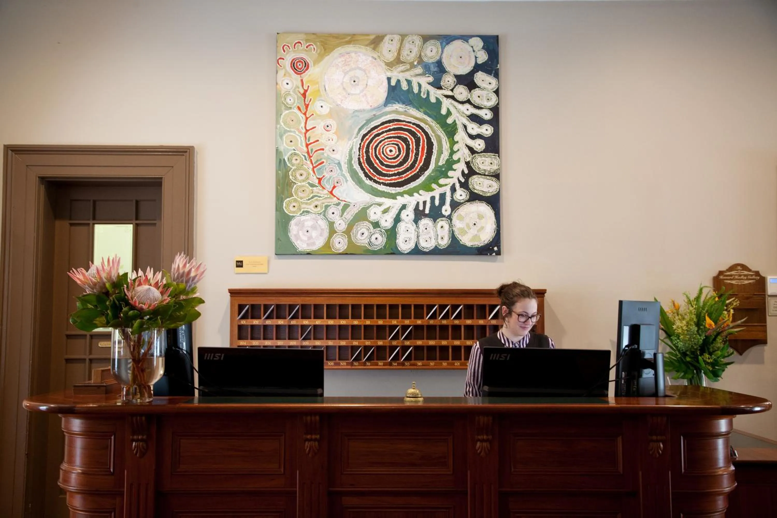 Lobby or reception in Hadley's Orient Hotel