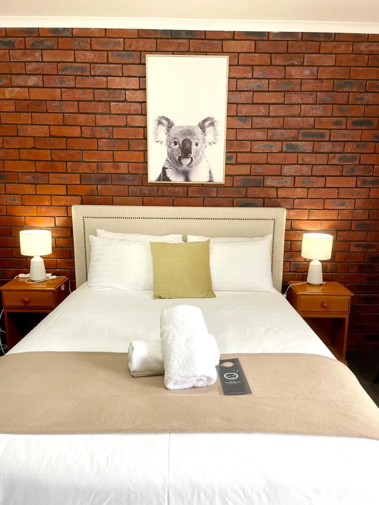 Bed in City Heart Motel Warrnambool