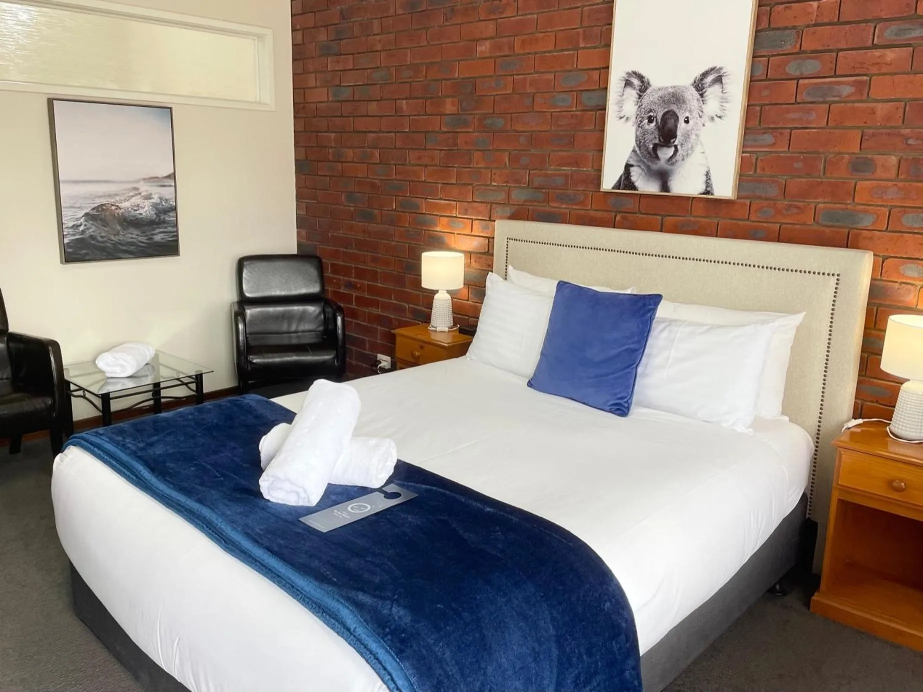 Bed in City Heart Motel Warrnambool