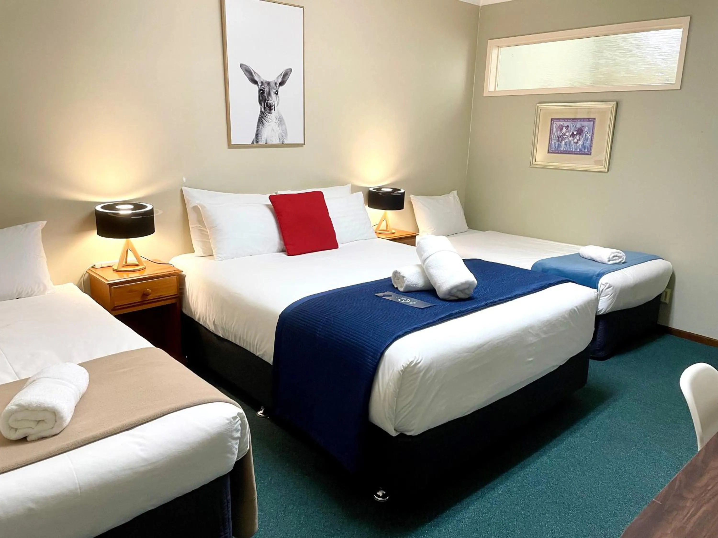 Bed in City Heart Motel Warrnambool