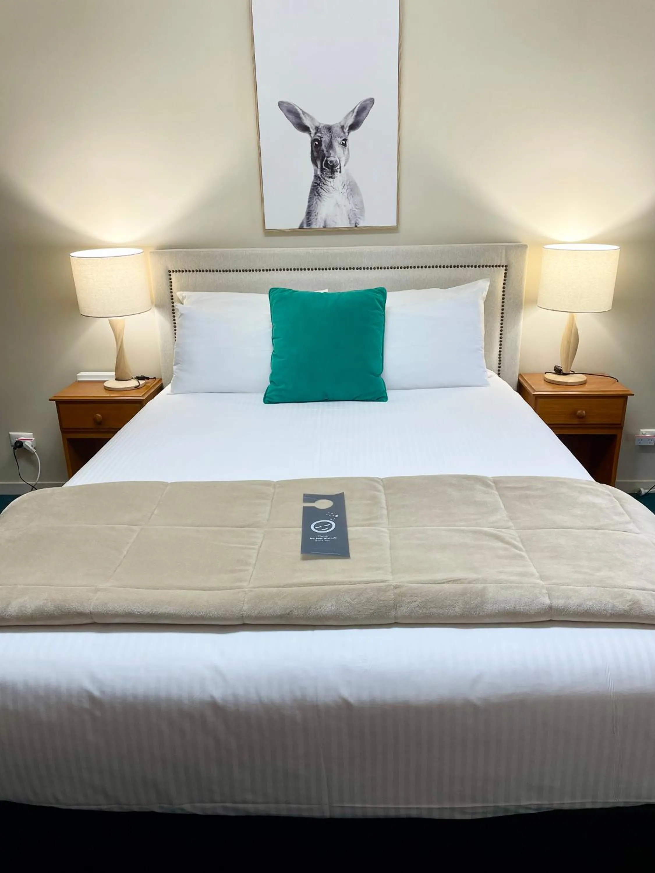 Bed in City Heart Motel Warrnambool