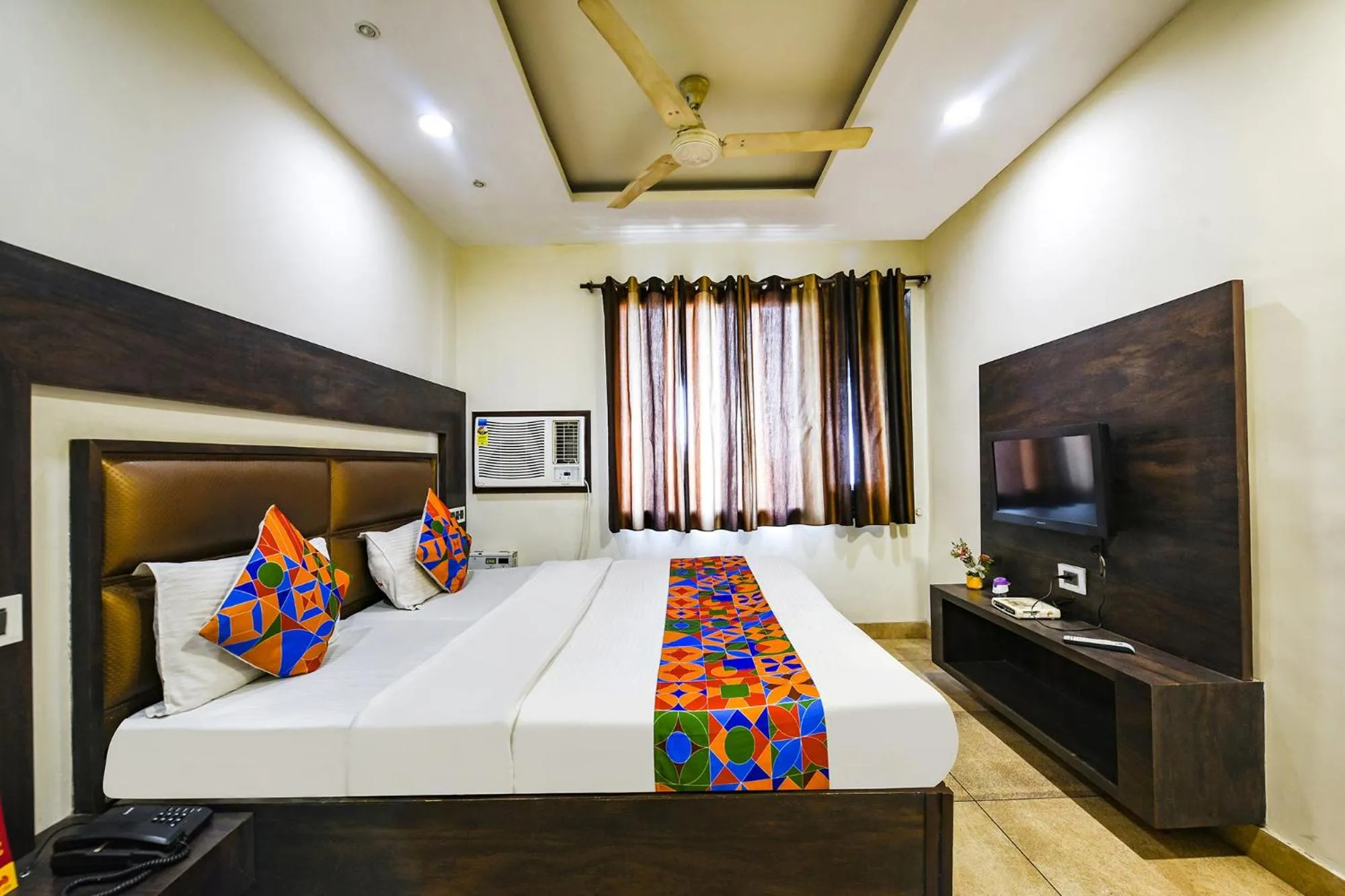 Bed in FabHotel Nanda Civil Lines