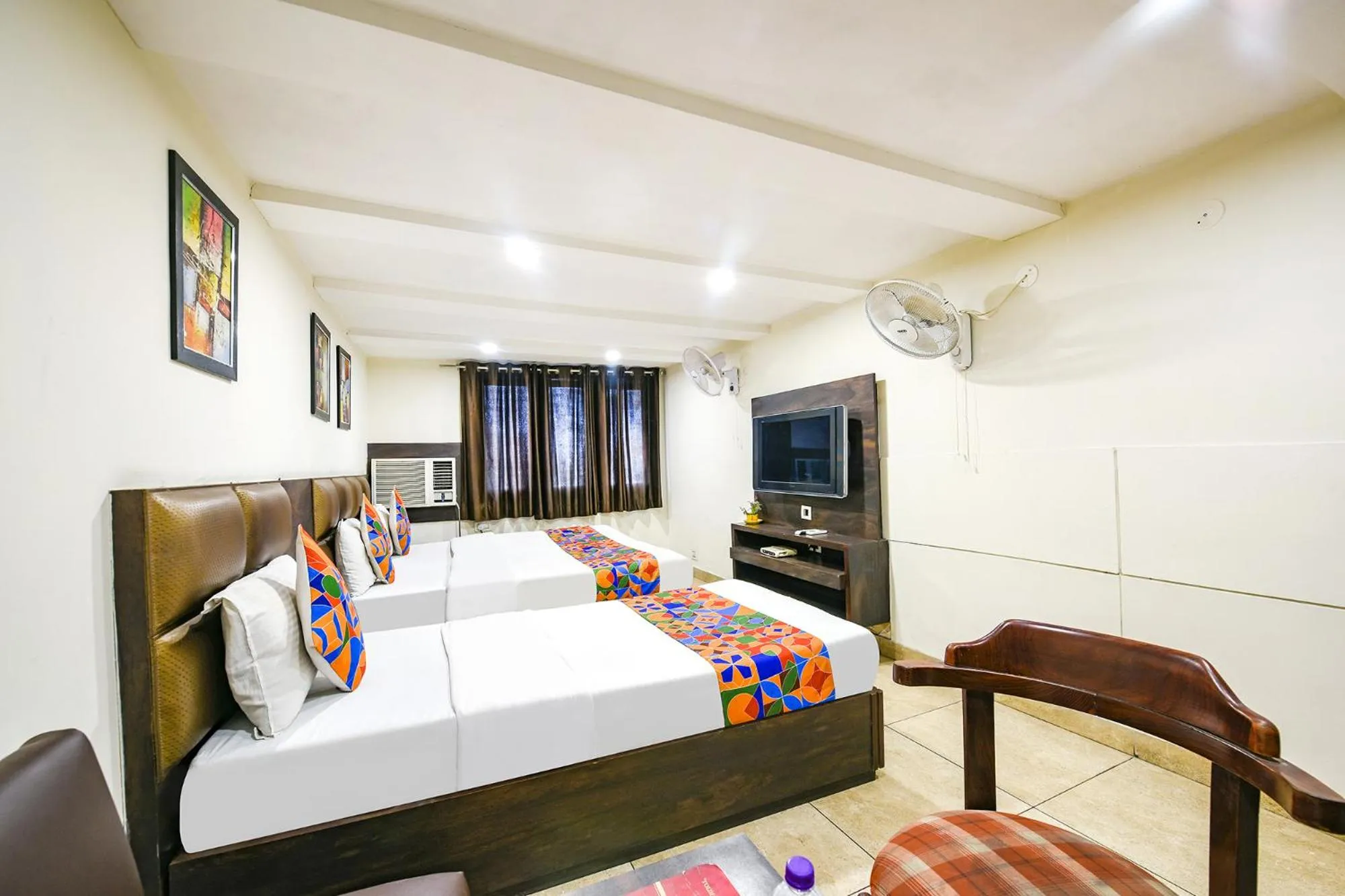 Bed in FabHotel Nanda Civil Lines