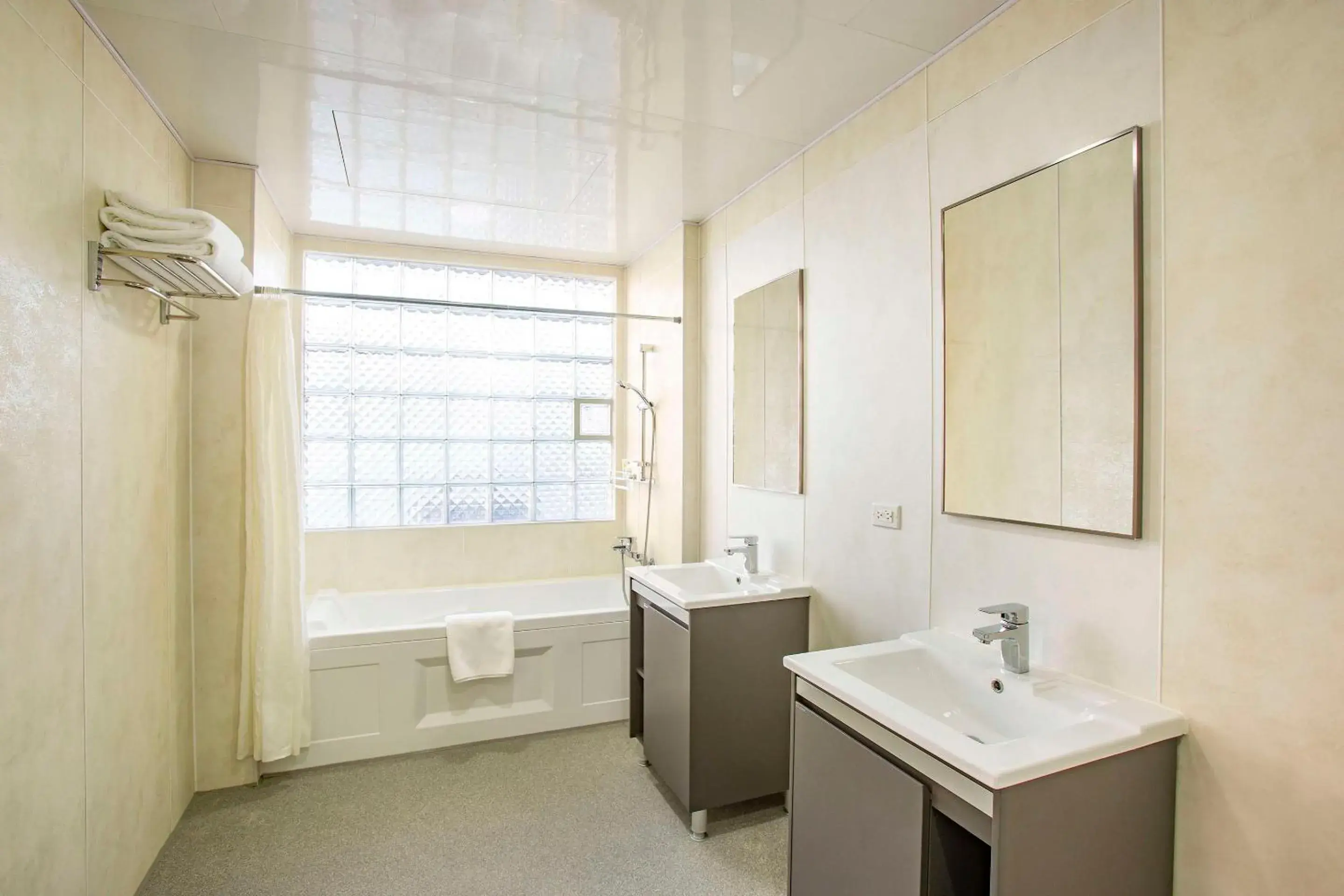 Bathroom in The Bayview Hotel Guam Bathroom in The Bayview Hotel Guam