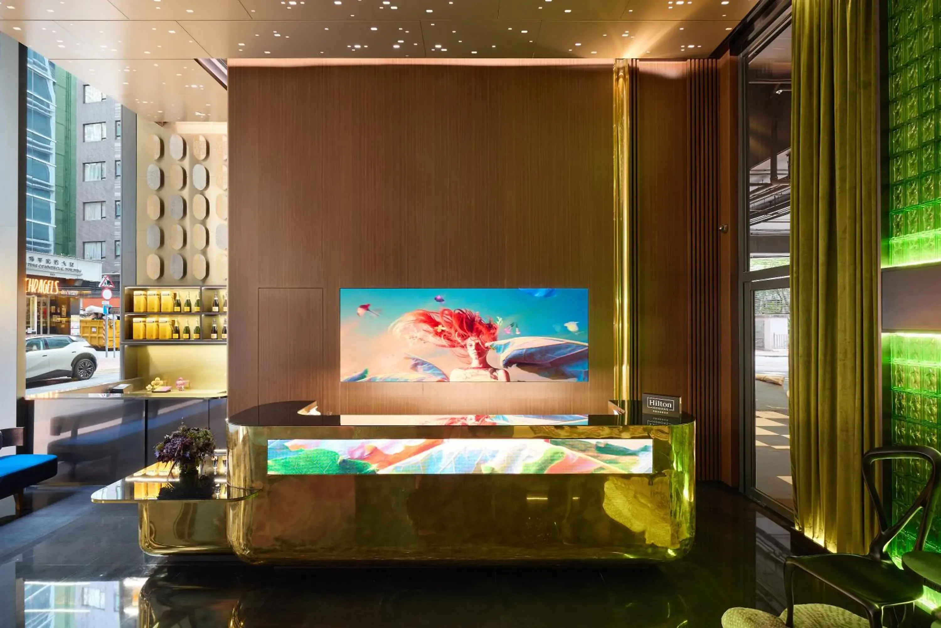 Lobby or reception in Motto by Hilton Hong Kong Soho Lobby or reception in Motto by Hilton Hong Kong Soho