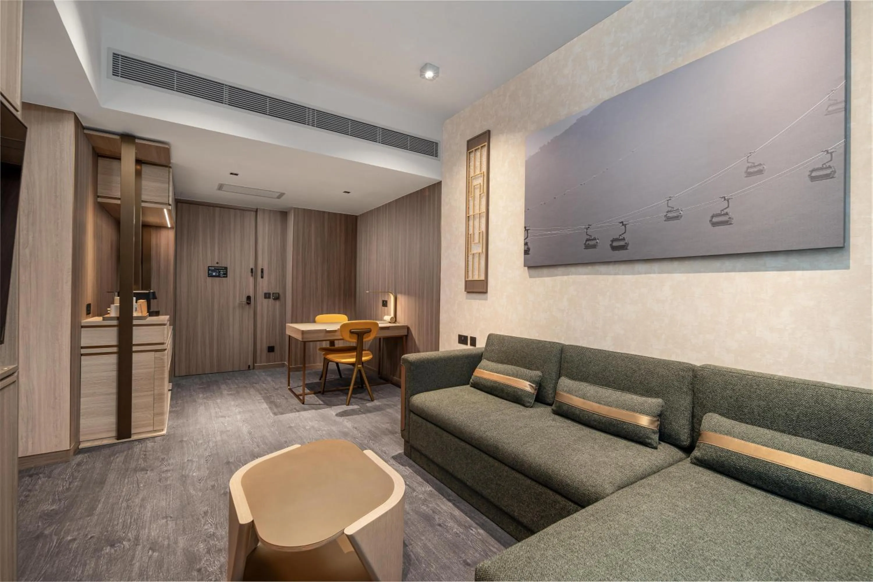 Living room in Motto by Hilton Hong Kong Soho