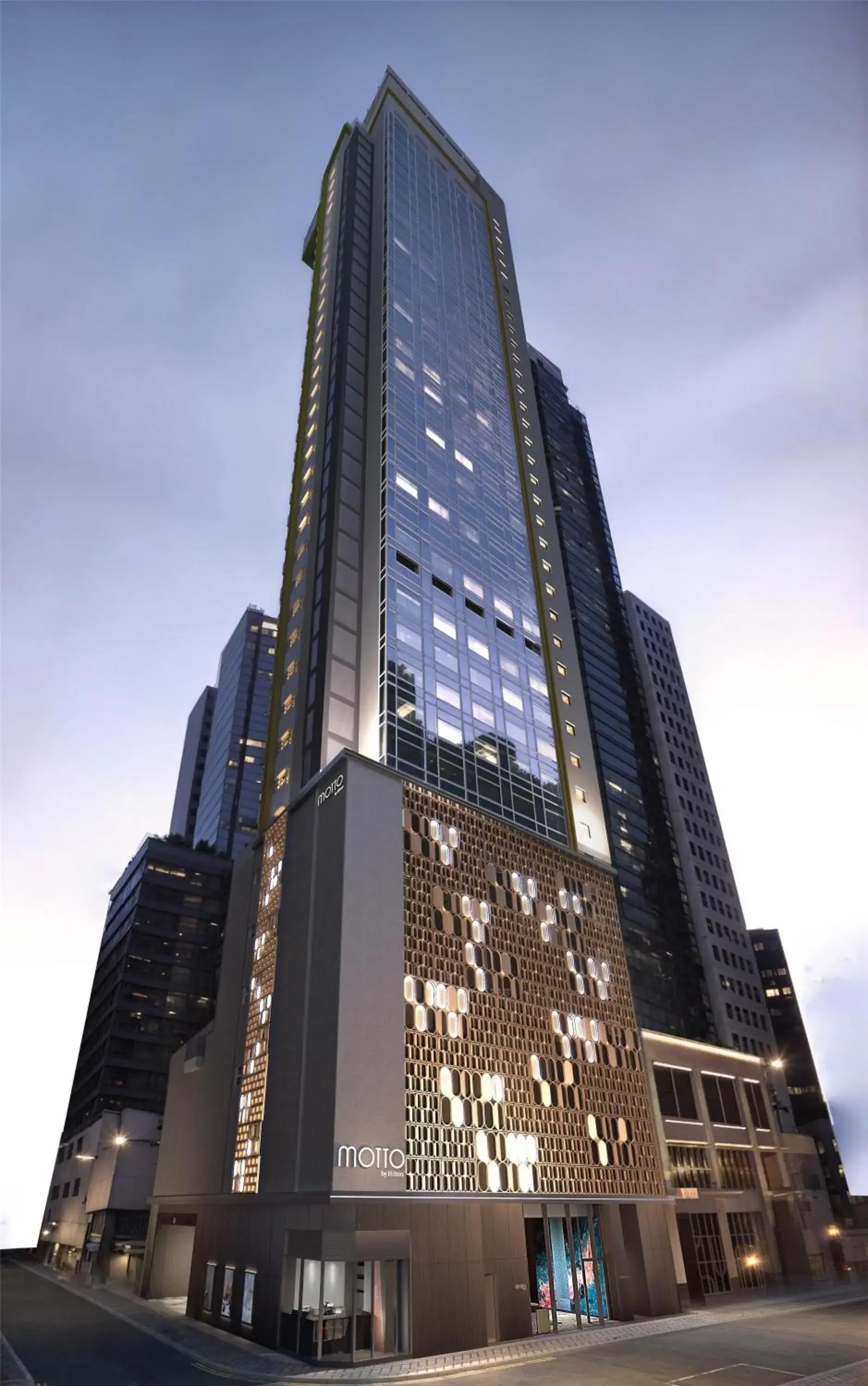 Property building in Motto by Hilton Hong Kong Soho Property building in Motto by Hilton Hong Kong Soho