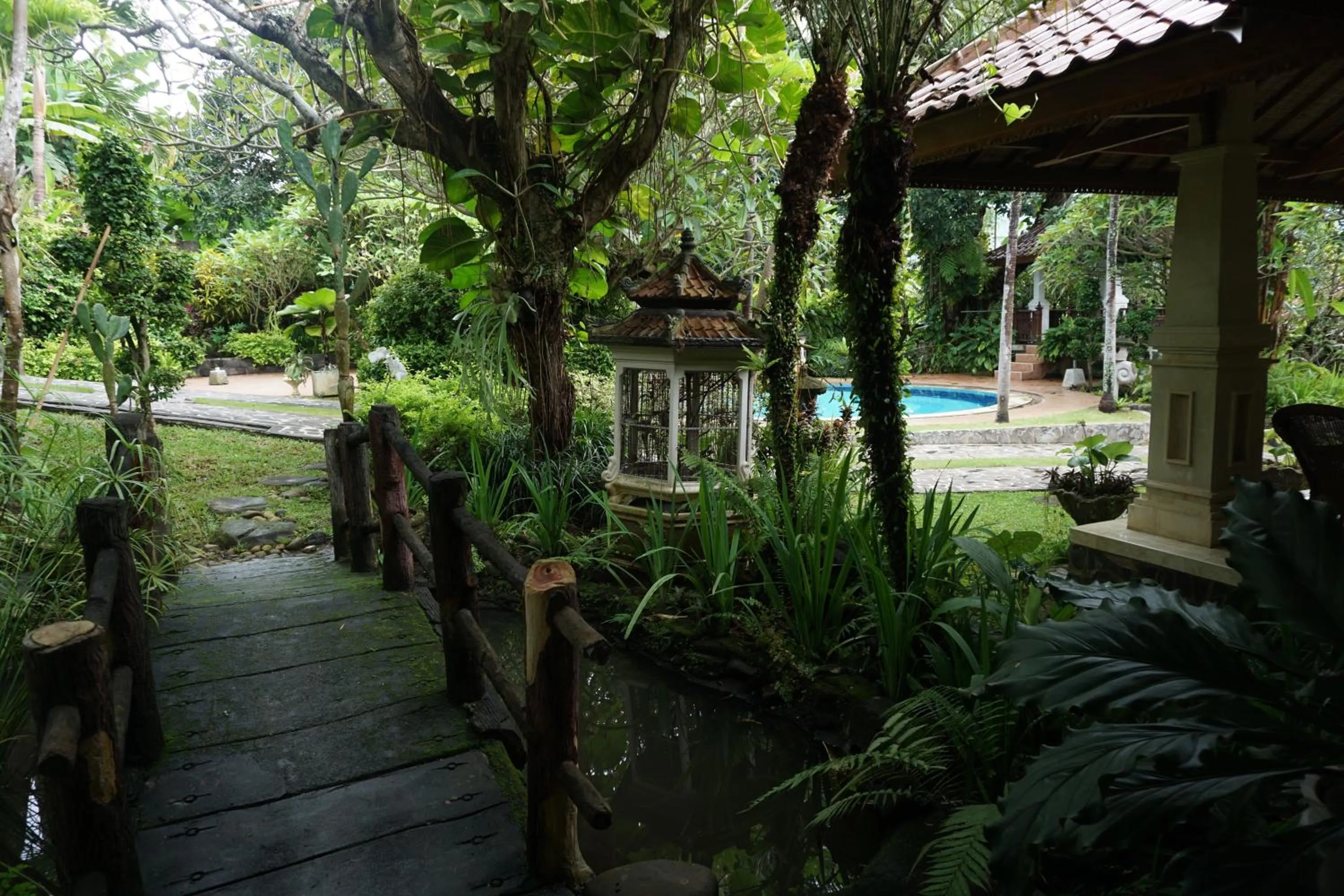 Garden in Gunung Paradis Retreat