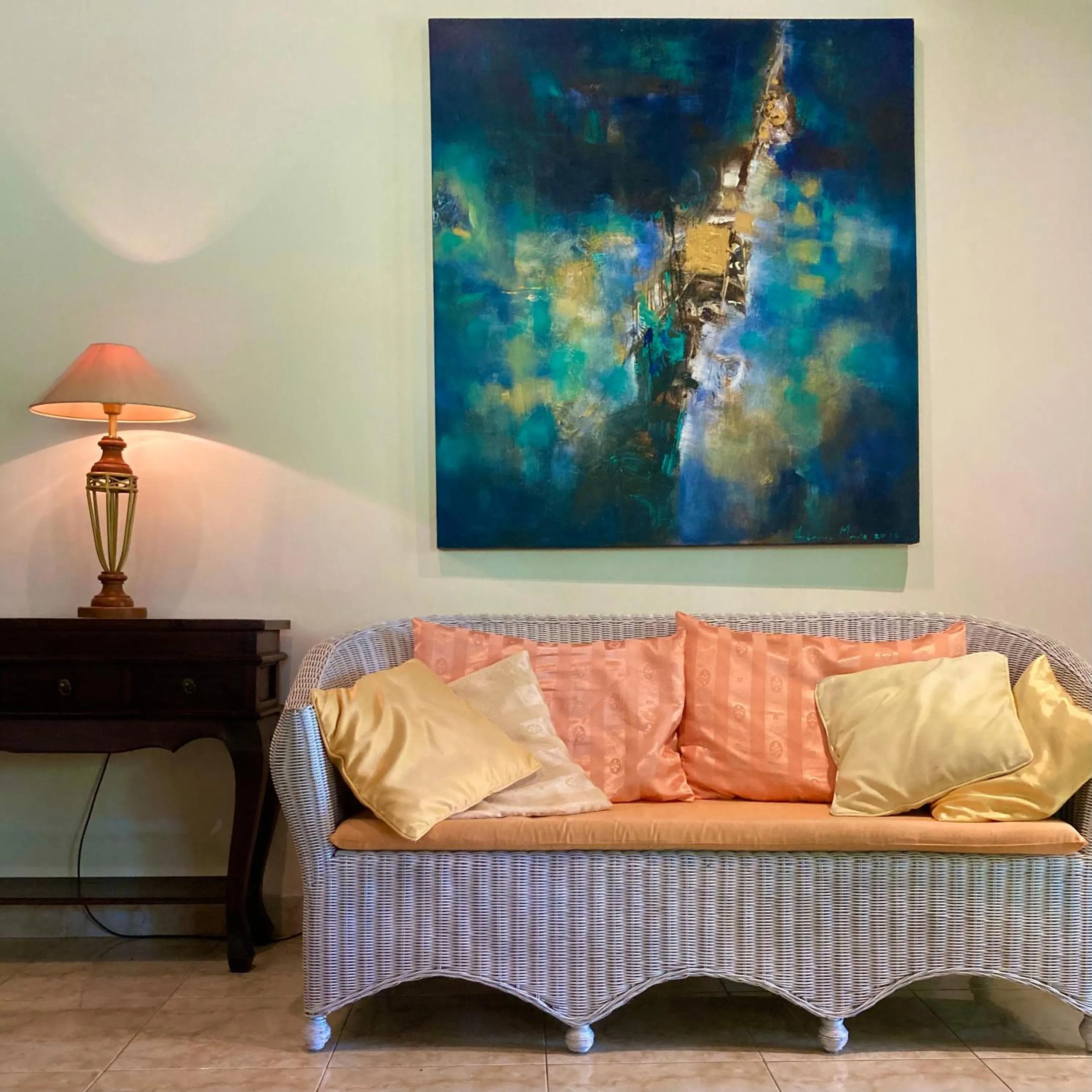 Living room in Gunung Paradis Retreat