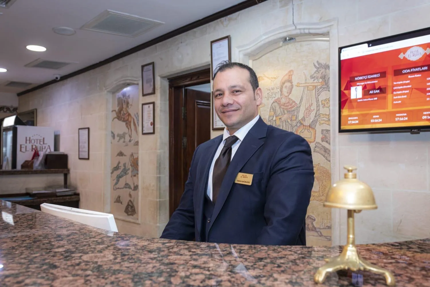 Lobby or reception in Elruha Hotel