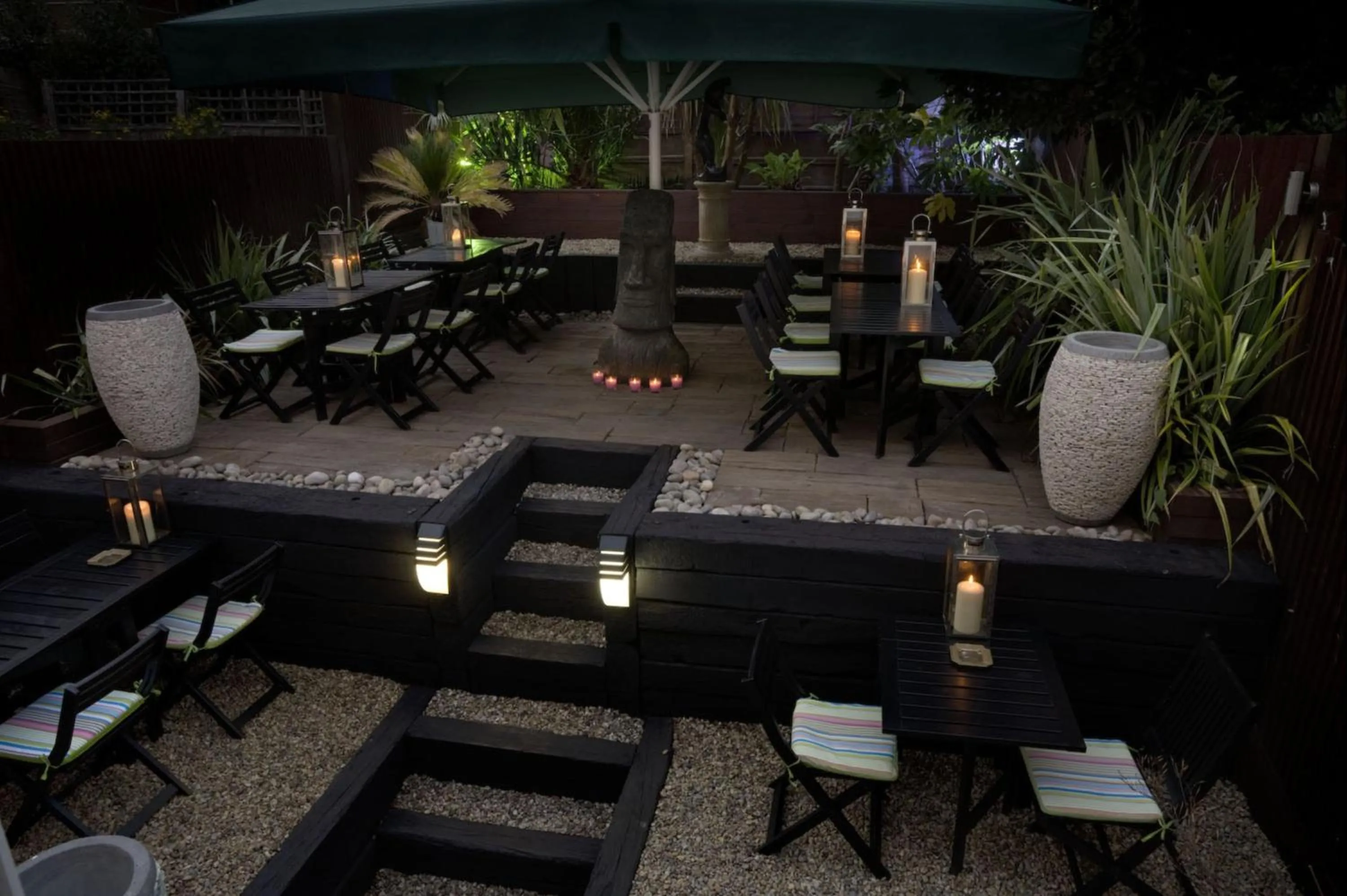 Garden in Zanzibar House 8-Bedroom Holiday House with Hot Tub & Yoga Studio