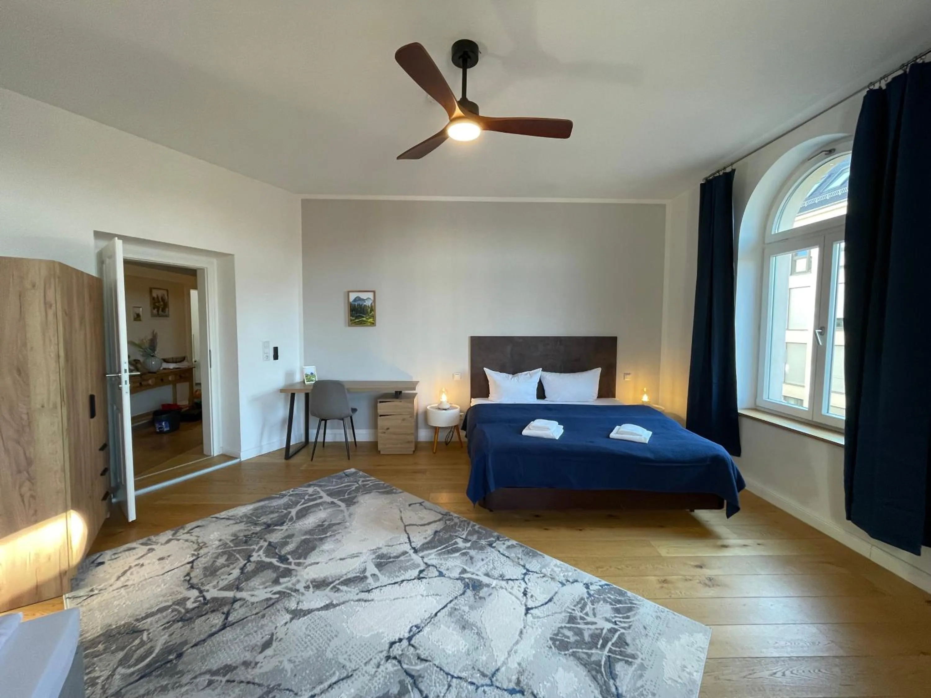 Bed in Apartments an der Arena Leipzig