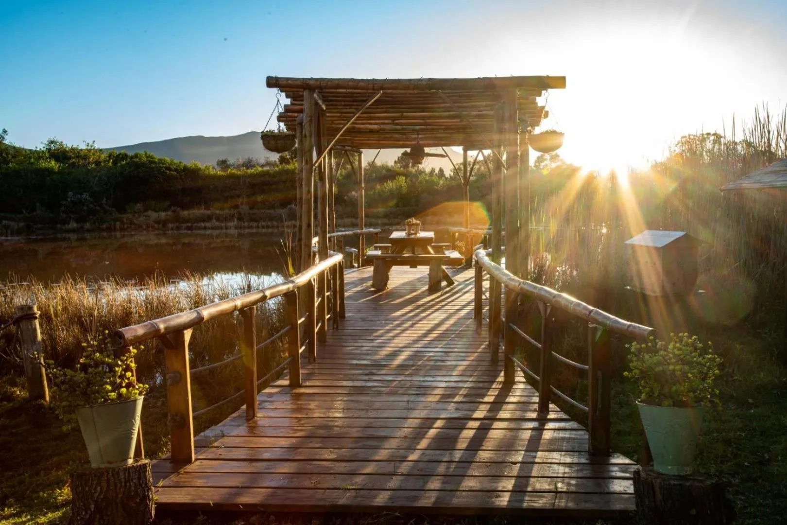 Natural landscape in ECO Lodge Villa Villekula